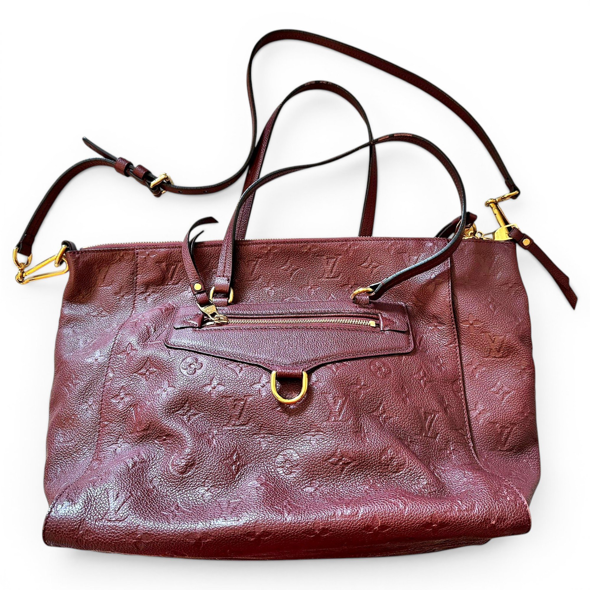 Lumineuse leather handbag