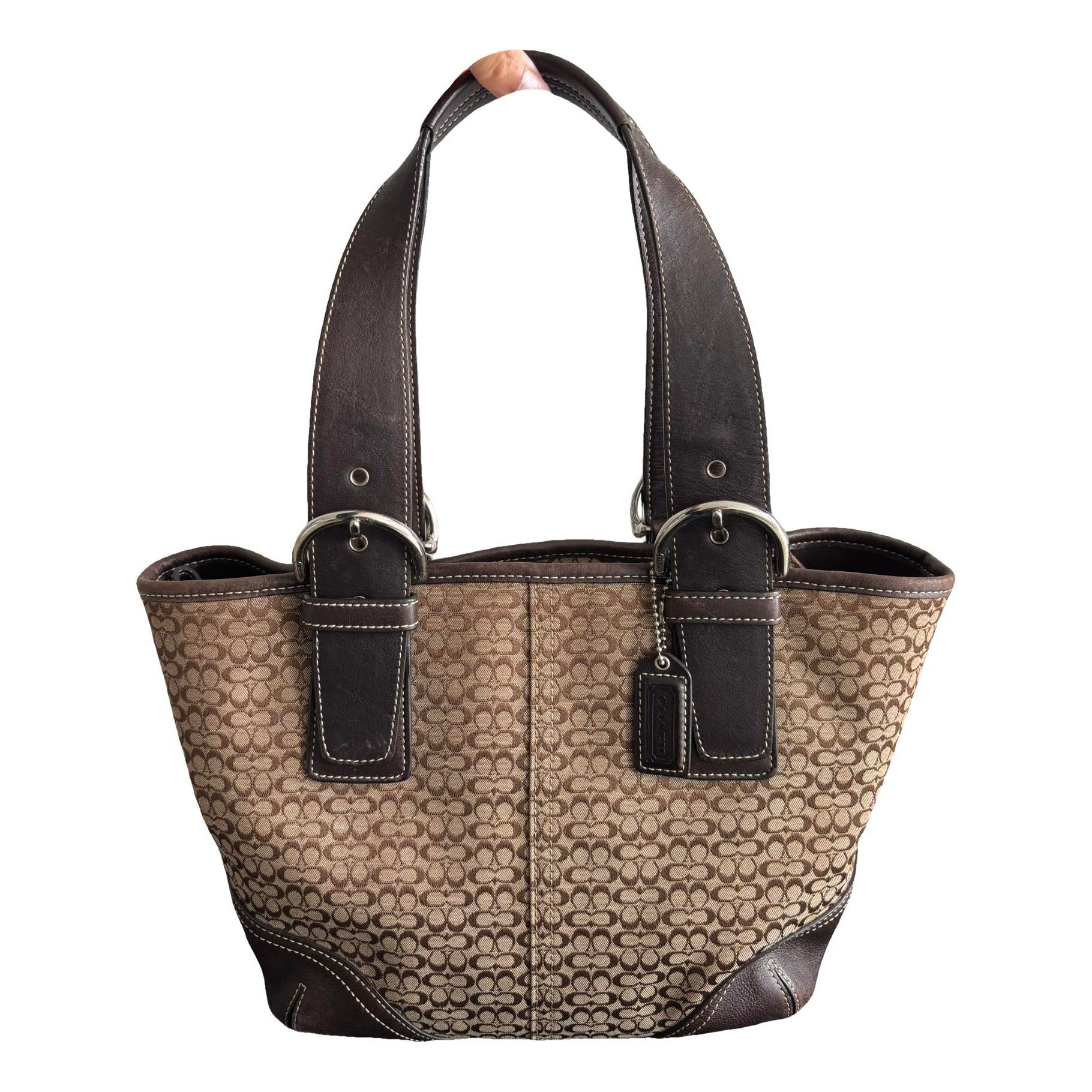 Leather handbag