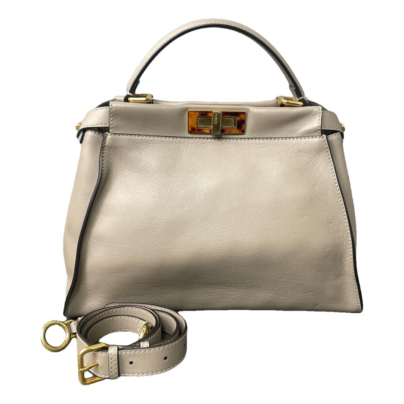 Peekaboo leather handbag
