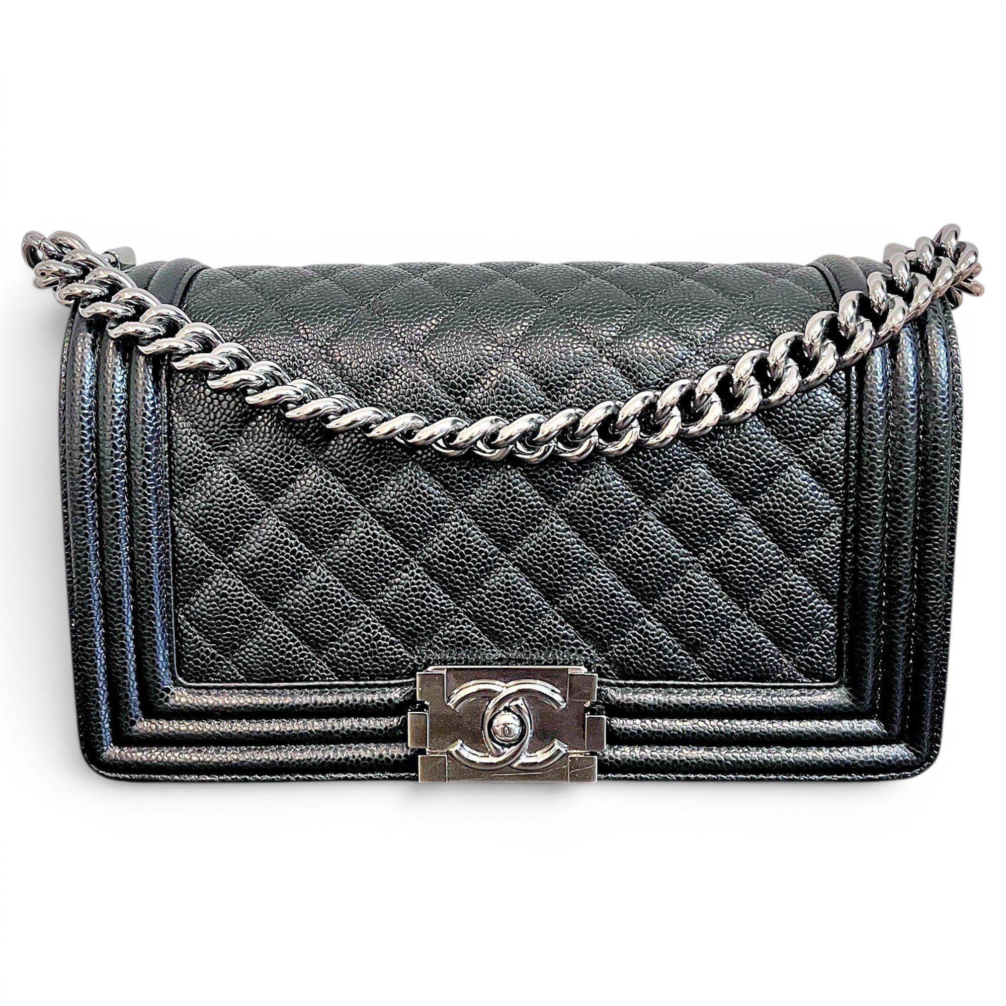 Boy leather crossbody bag