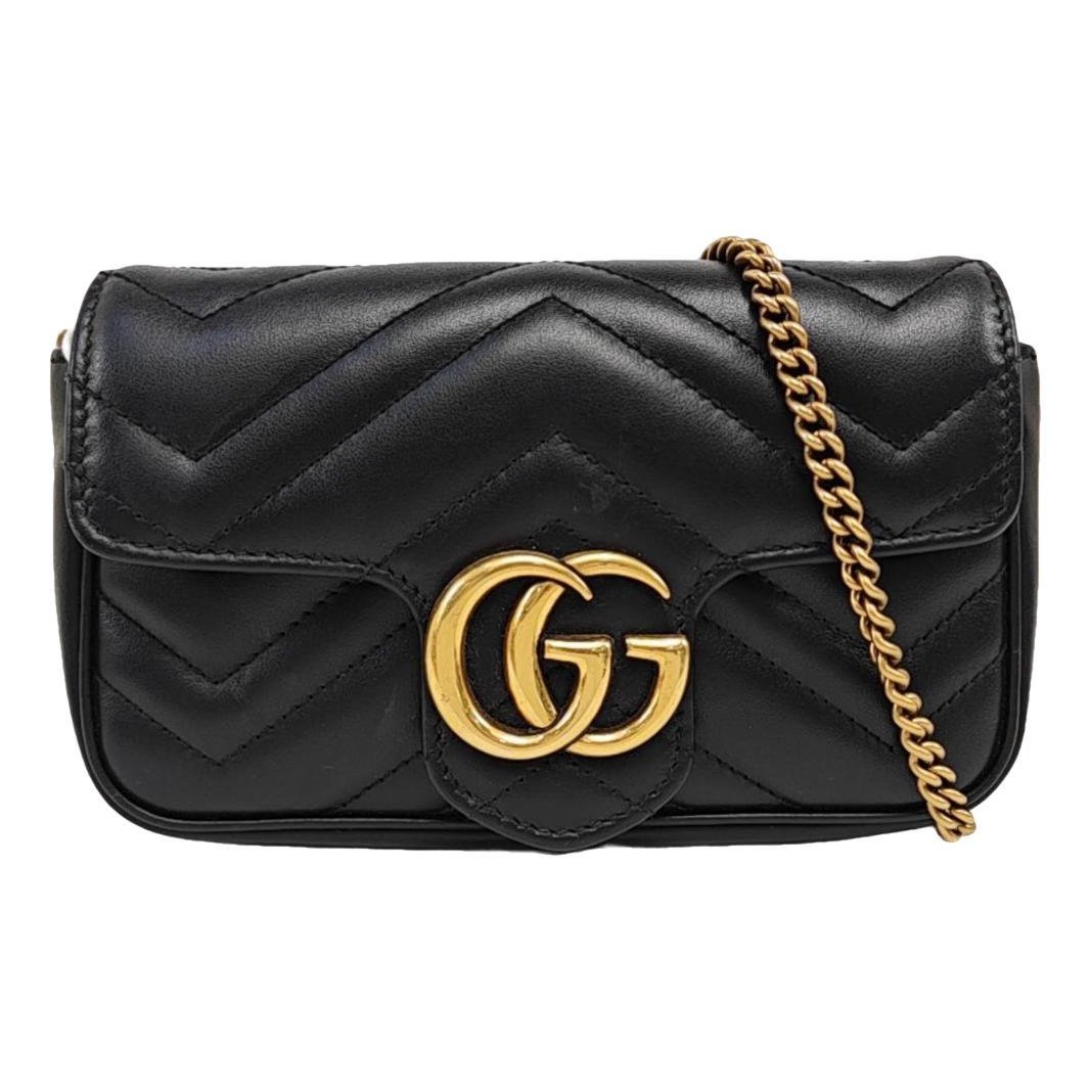 GG Marmont Flap leather handbag