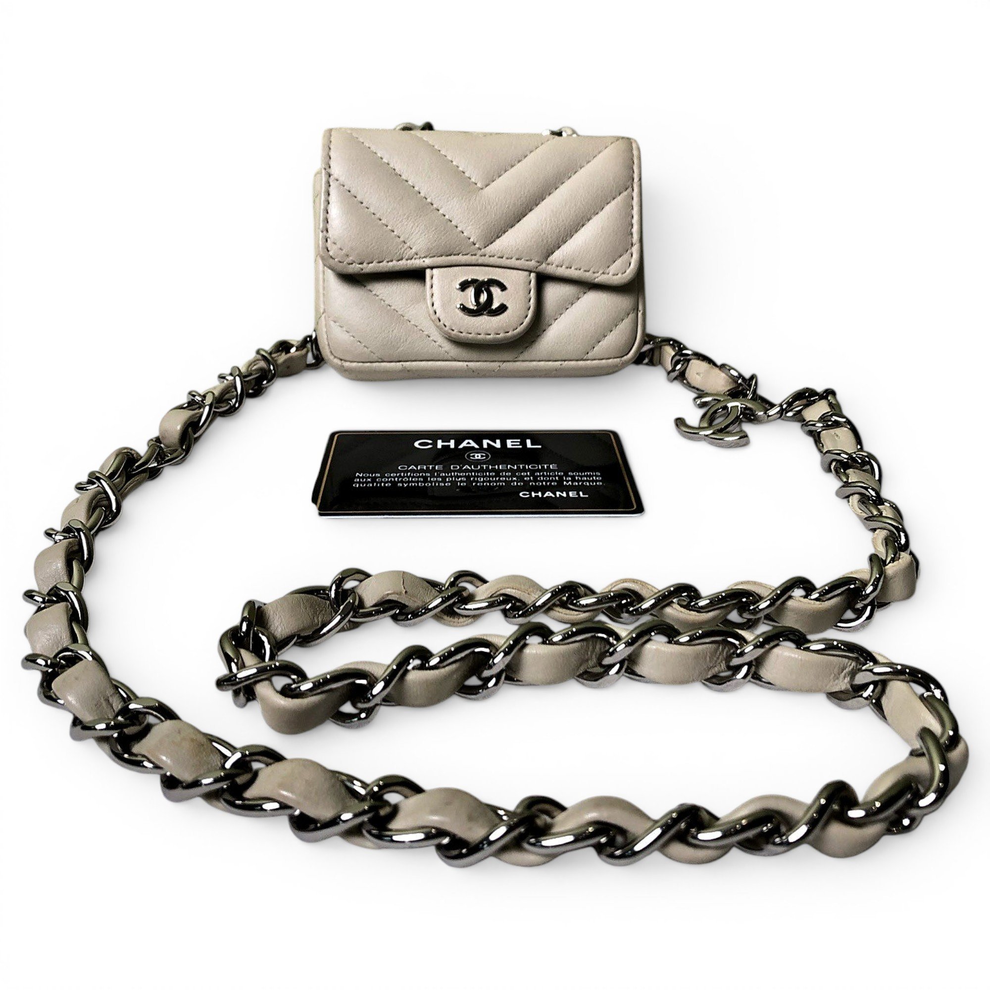 Leather mini bag
