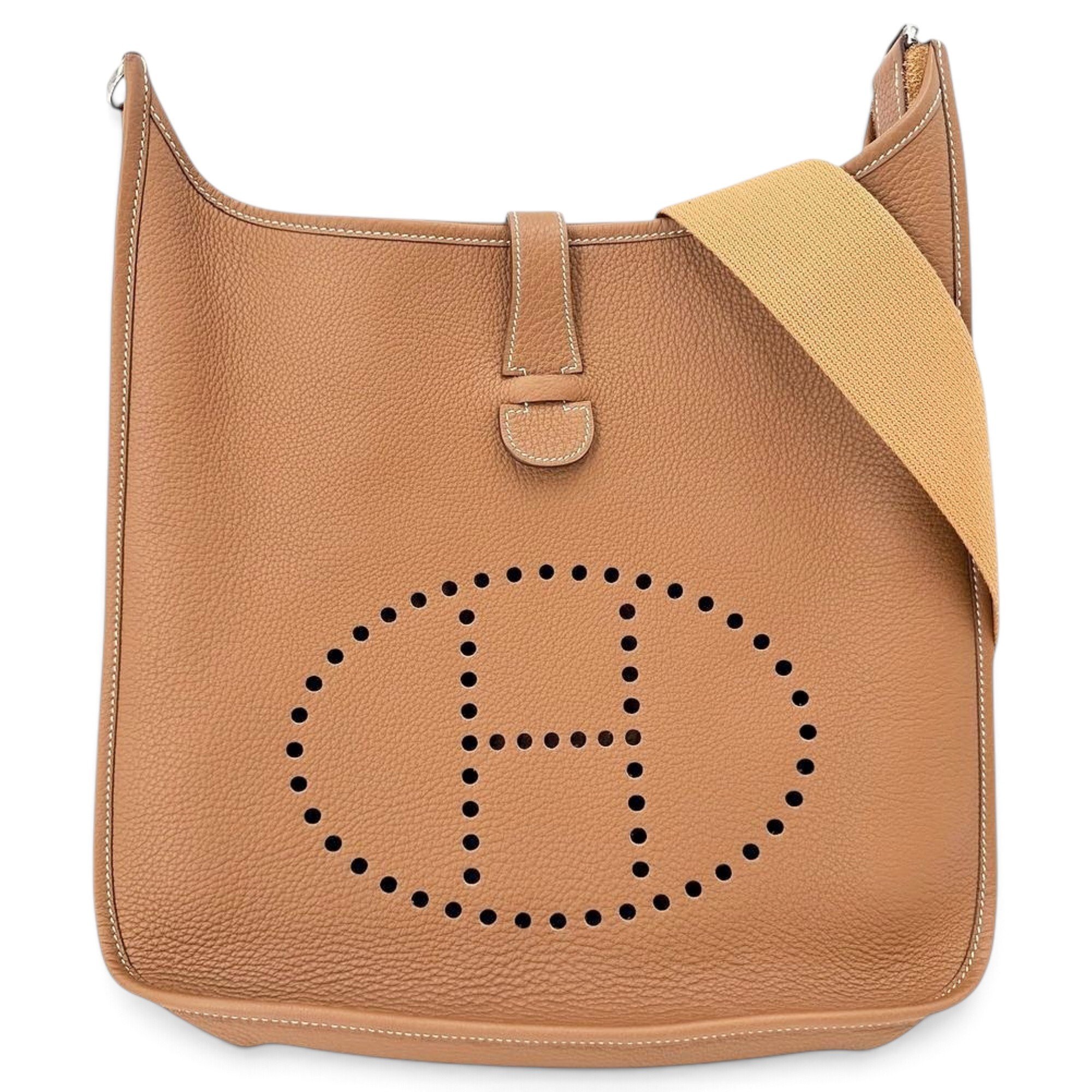 Evelyne leather handbag