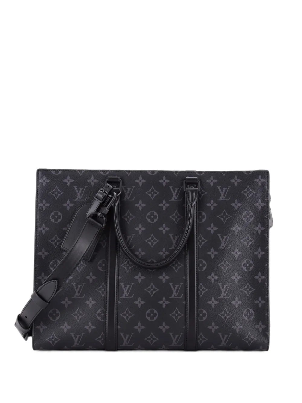 Sac Plat Zipper Monogram Eclipse Canvas Horizontal tote bag