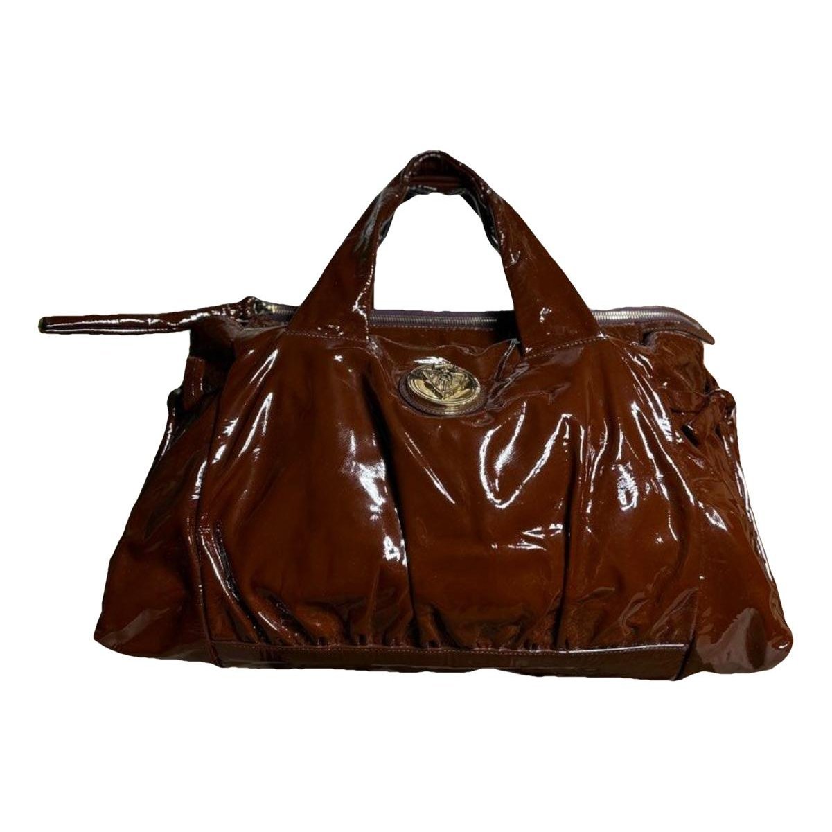 Hysteria patent leather handbag