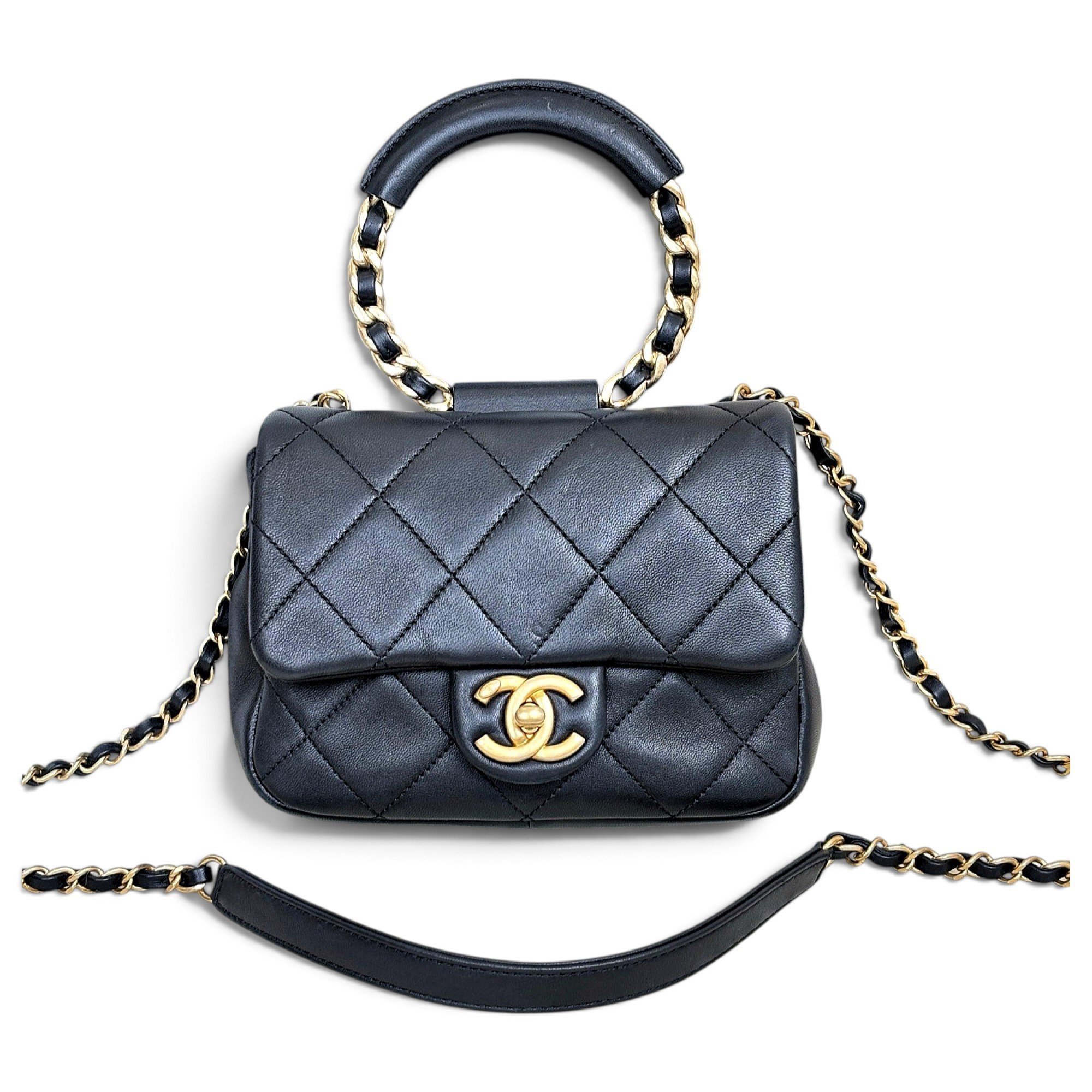 Coco Handle leather handbag