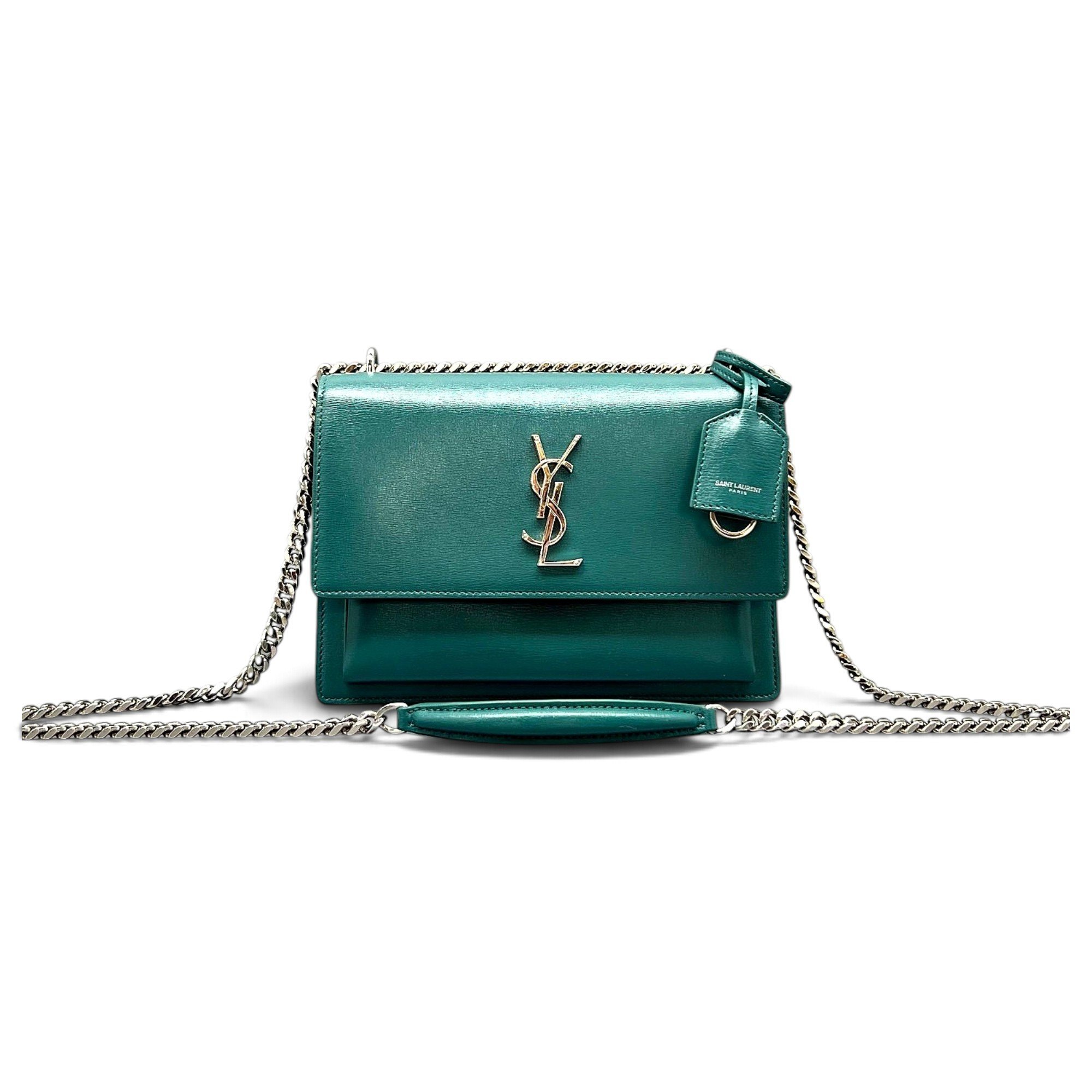 Sunset leather handbag