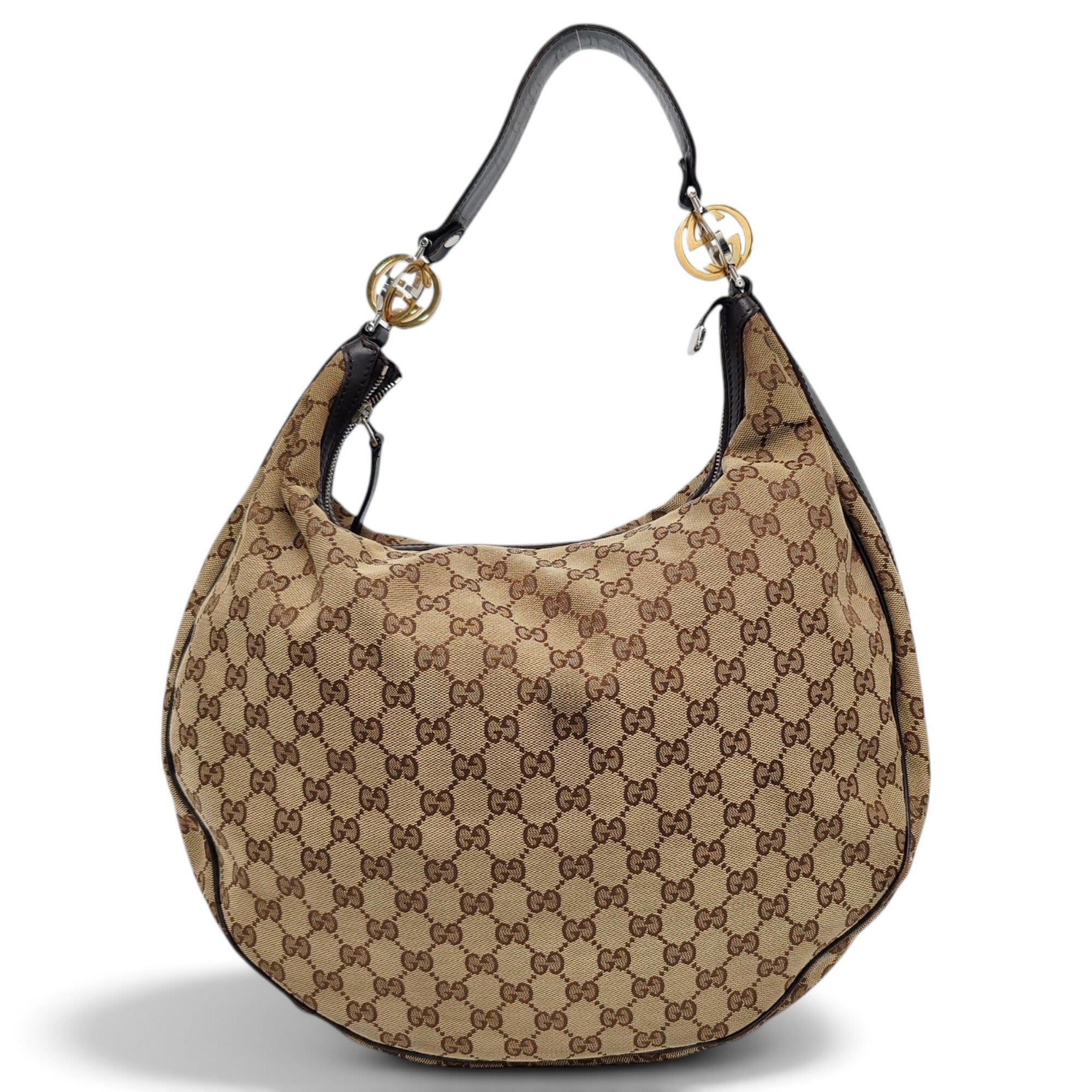 Gucci B cloth handbag