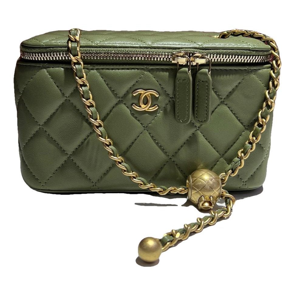 Trendy CC Vanity leather handbag