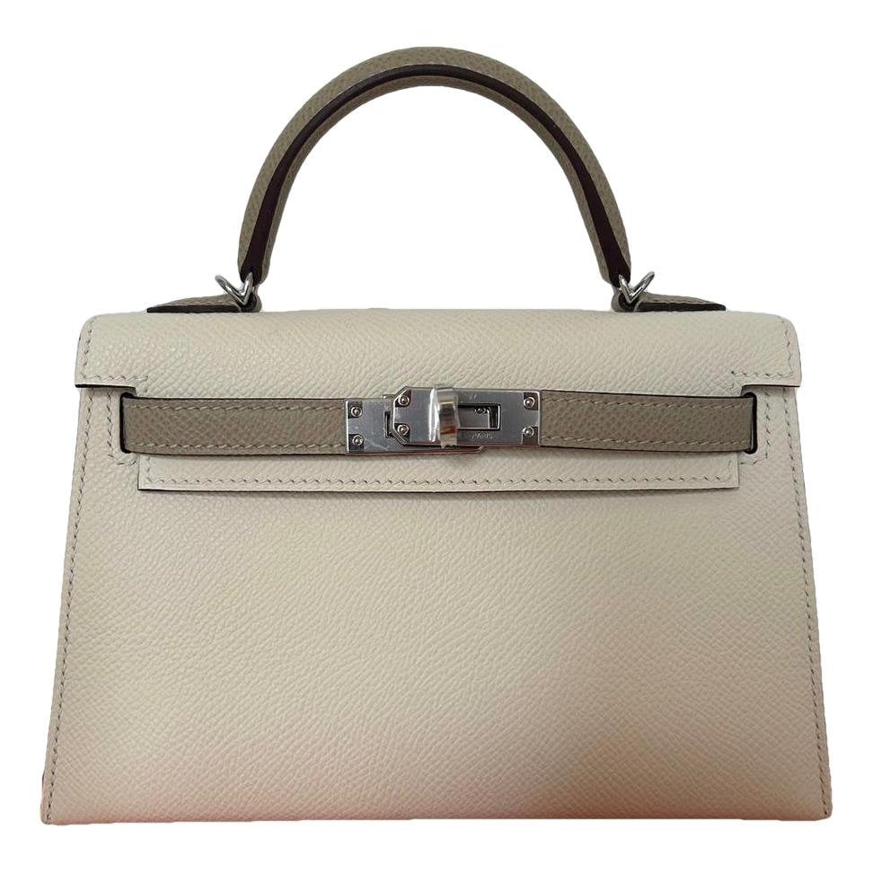 Hermes Kelly Mini leather handbag