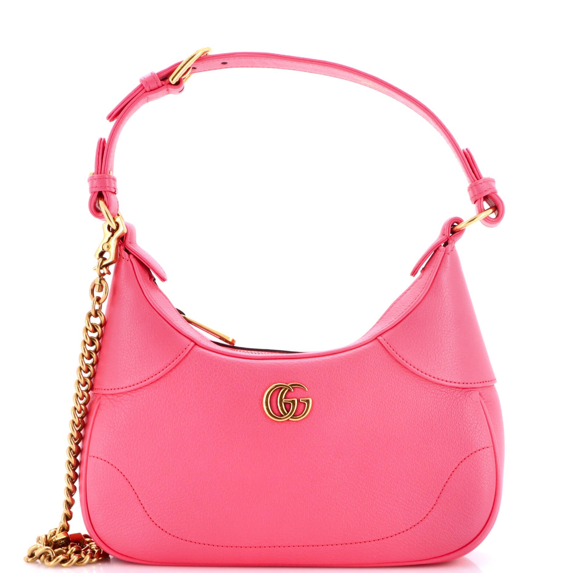 Aphrodite Zip Shoulder Bag Leather Small