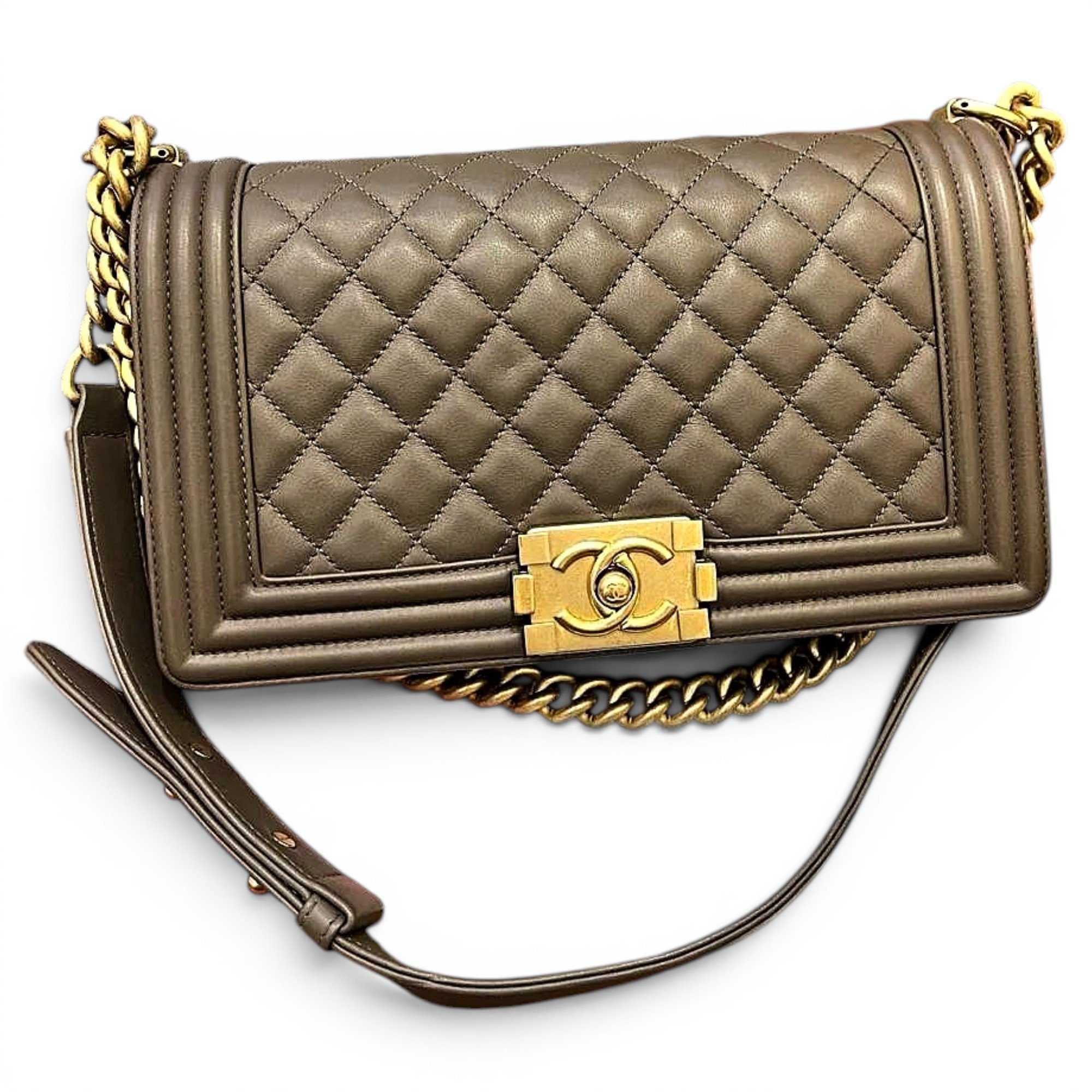 Leather handbag