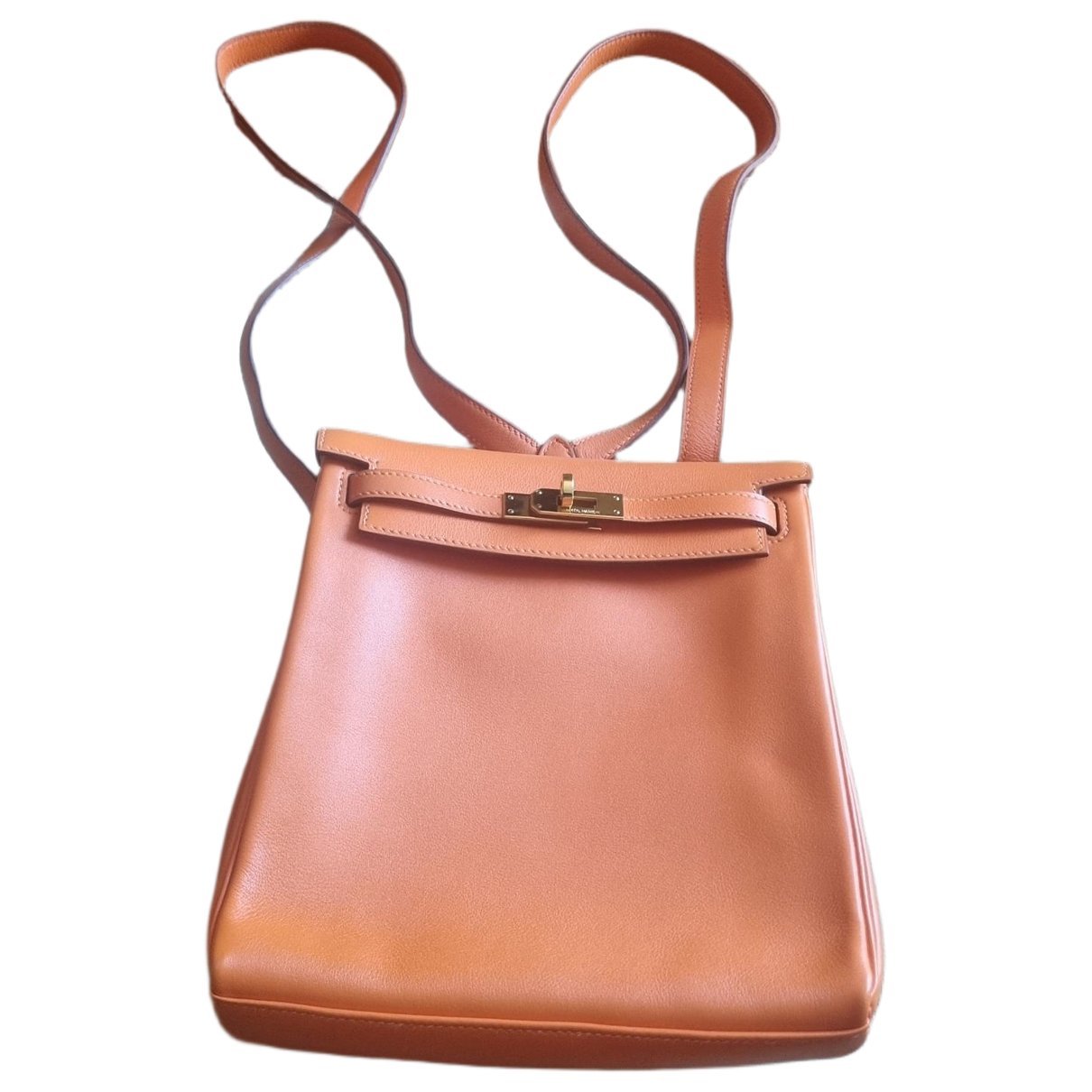 Hermes Kelly 20 Handbag Orange 1998