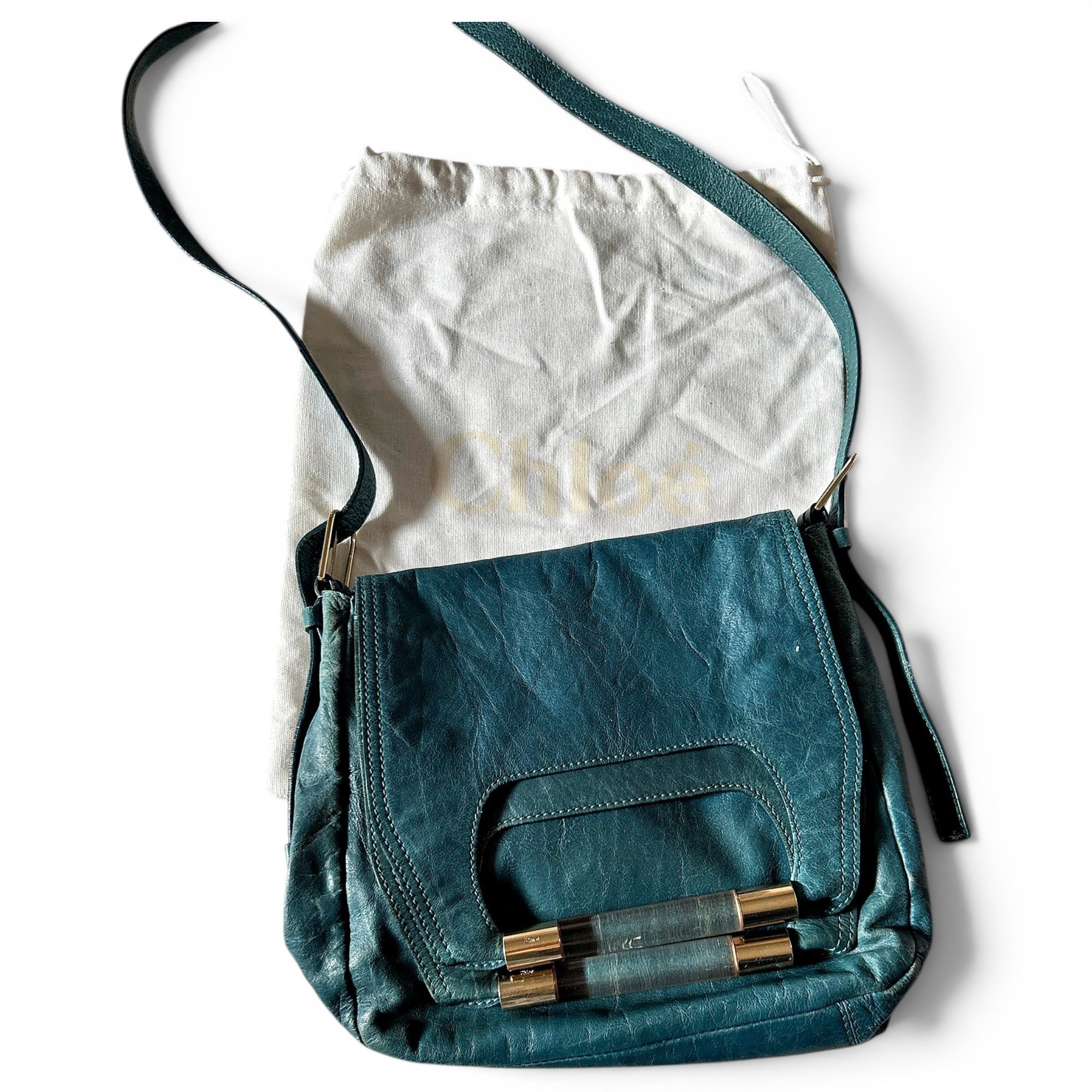 Leather handbag