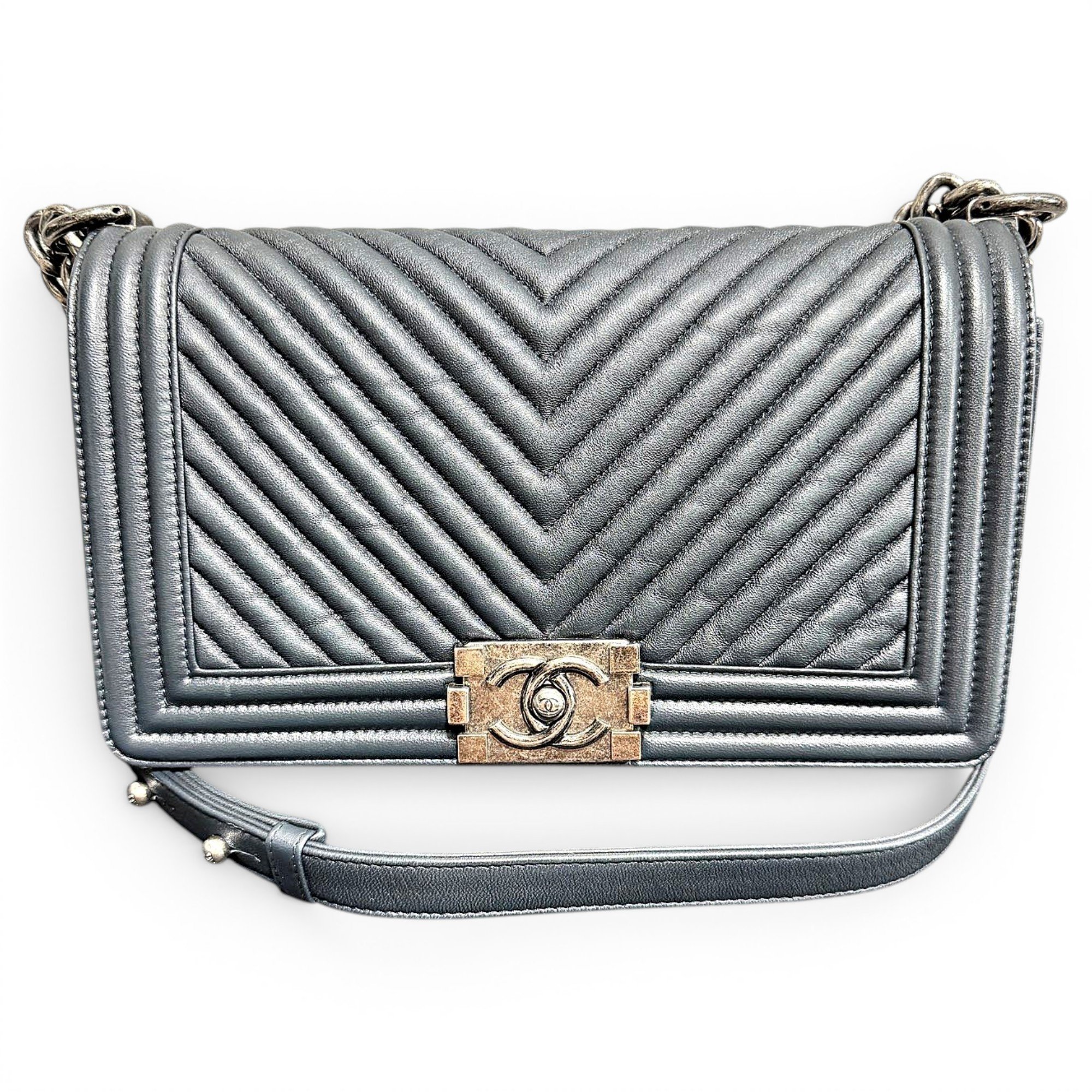 Boy leather crossbody bag