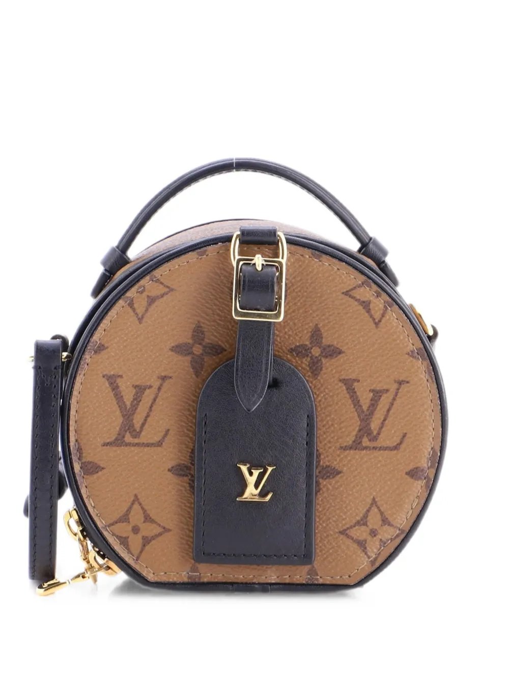 Mini Boite Chapeau Bag Reverse Monogram Canvas crossbody bag