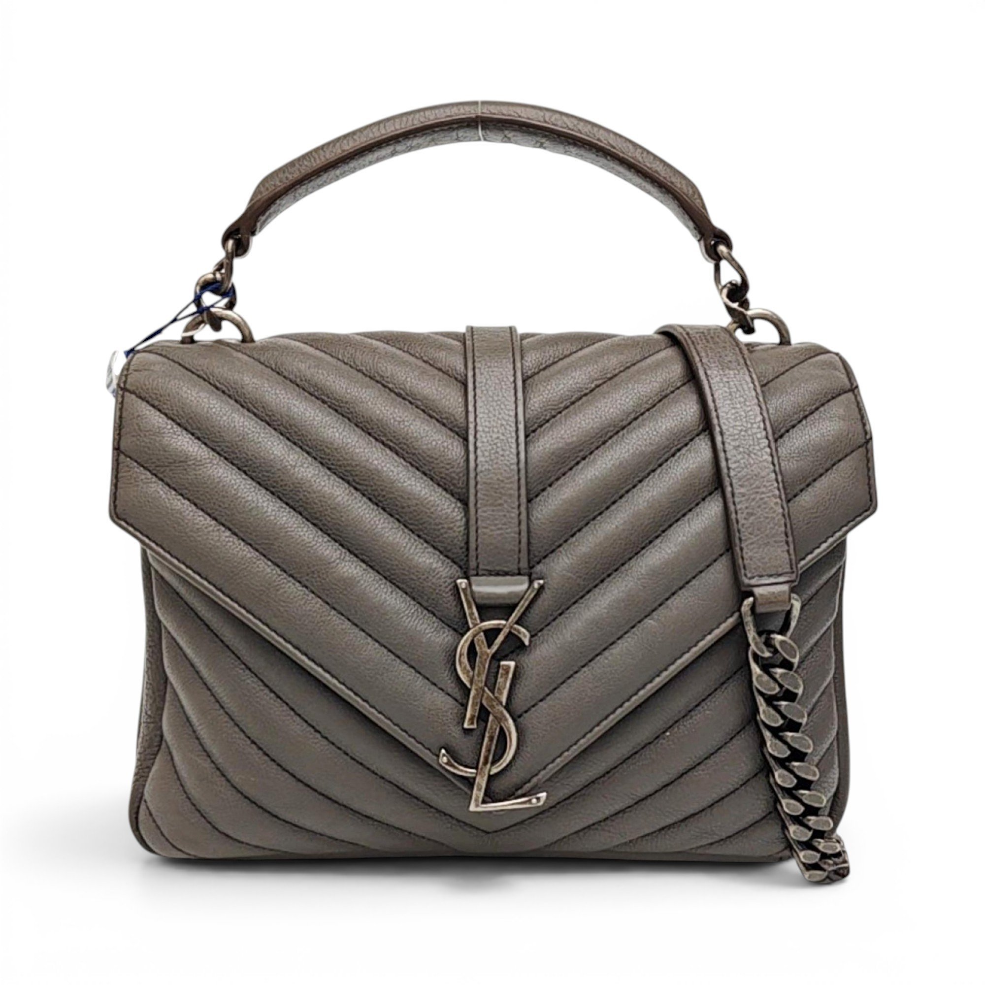 Collége monogramme leather handbag