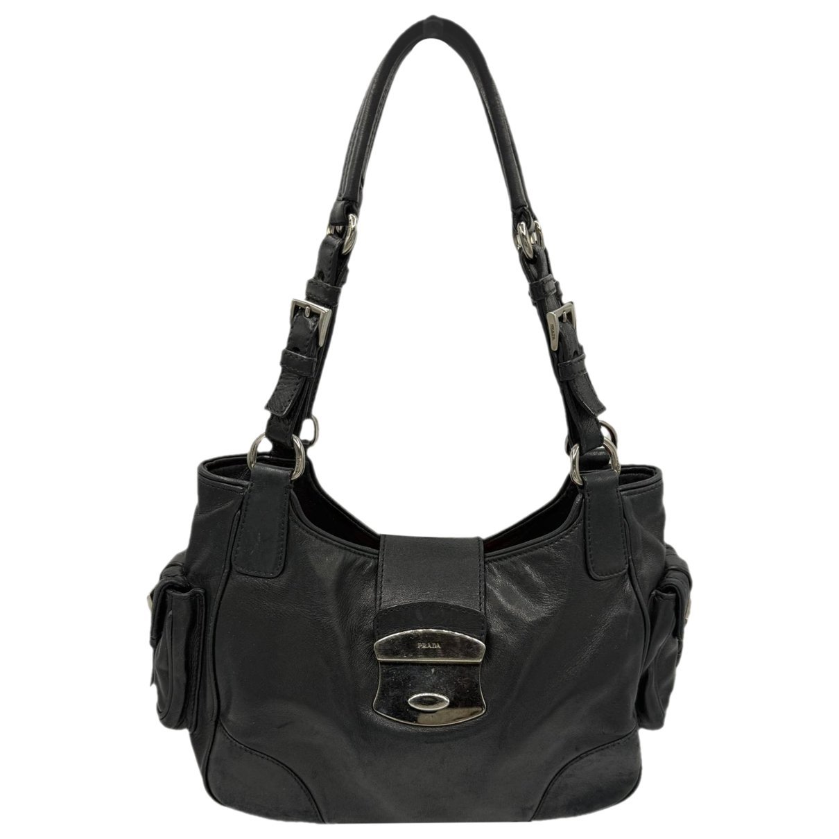 Moon leather handbag