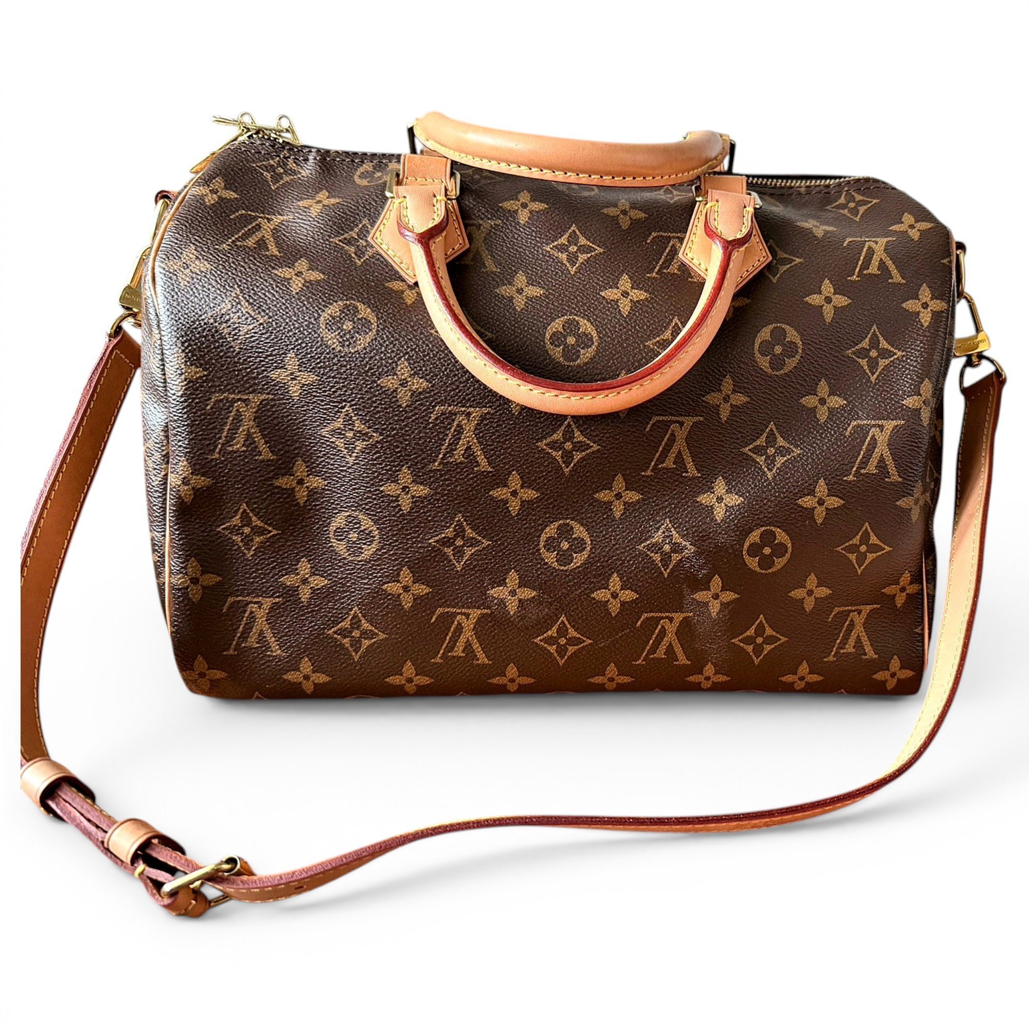 Speedy Bandoulière leather handbag