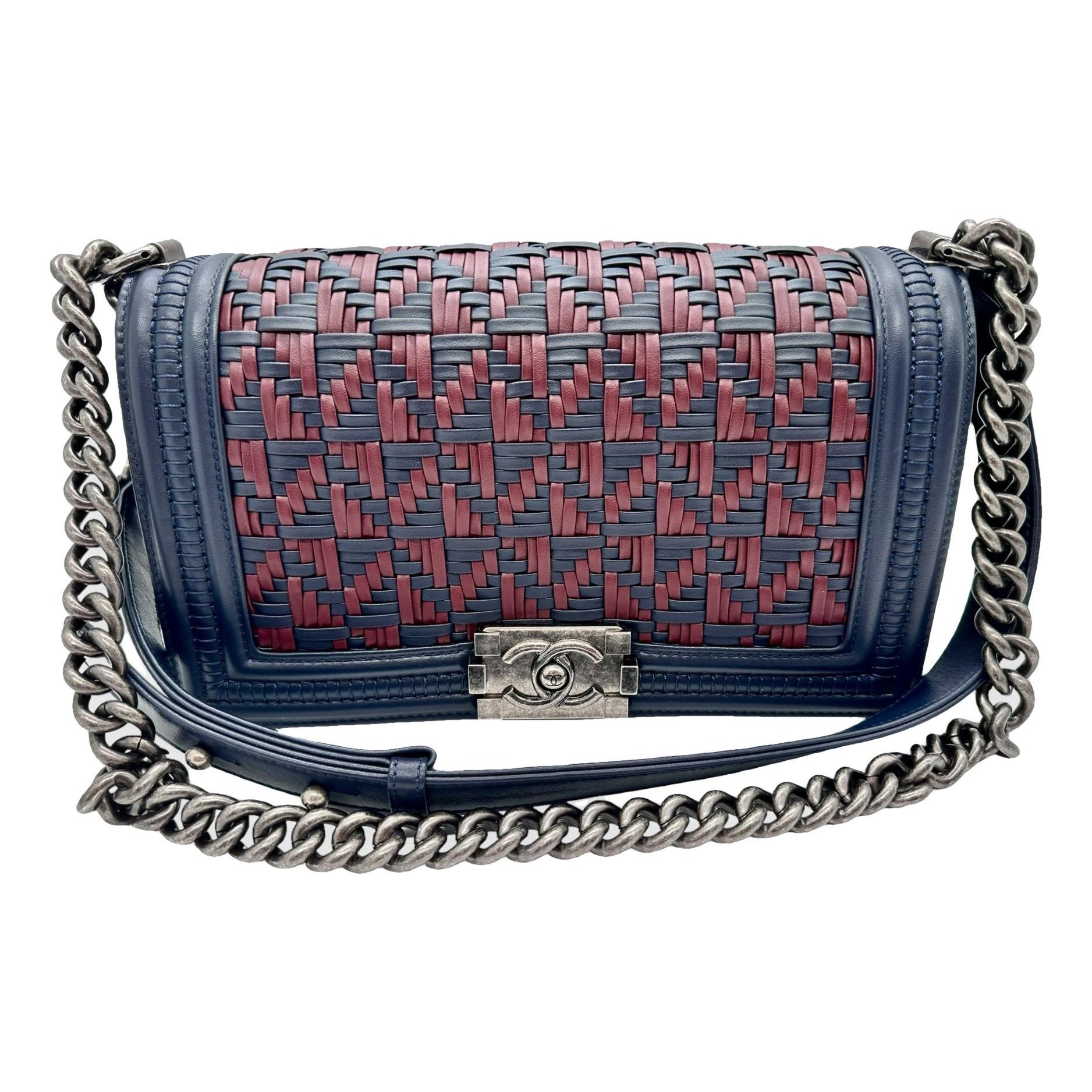 Boy leather crossbody bag