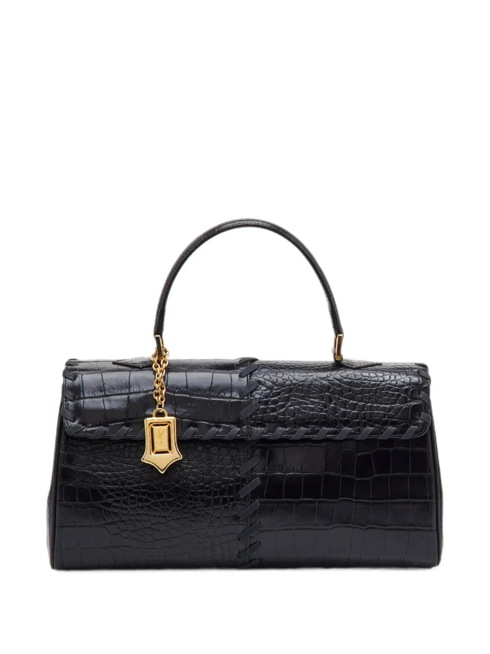 leather East-West bag