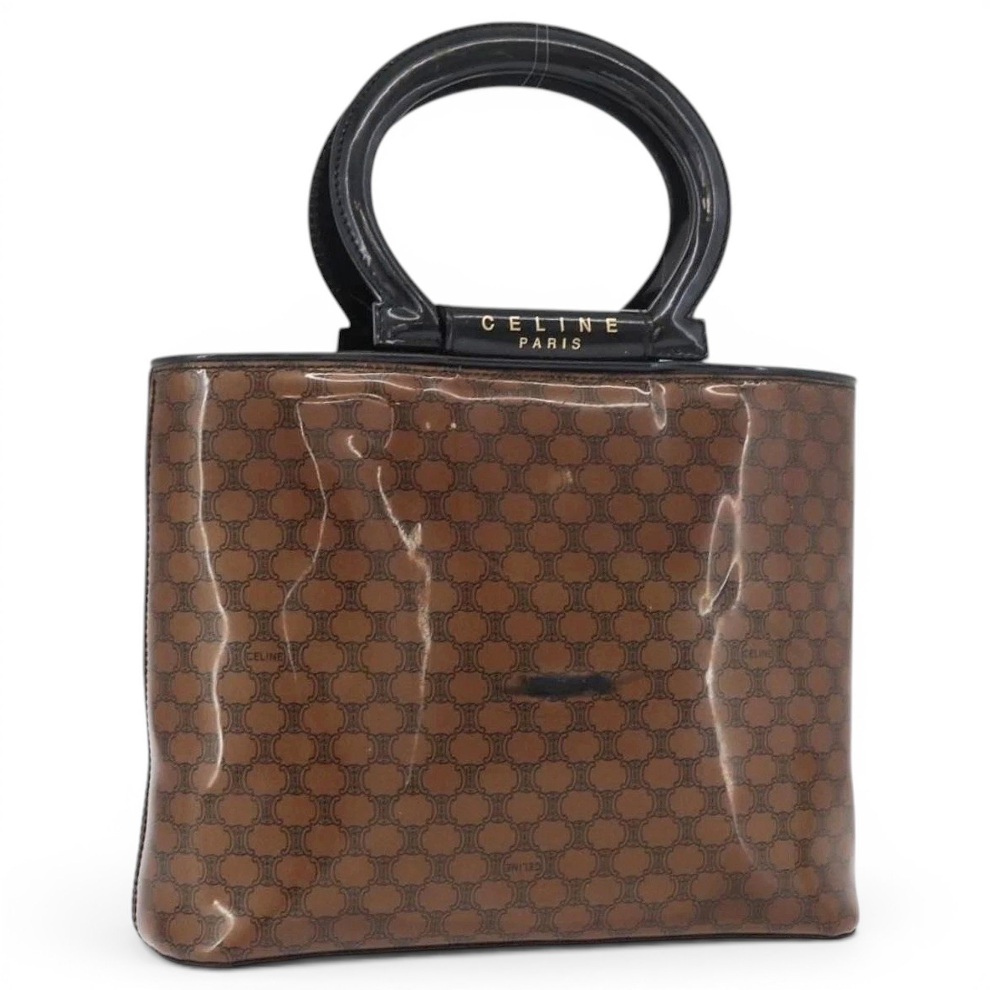 Vinyl handbag