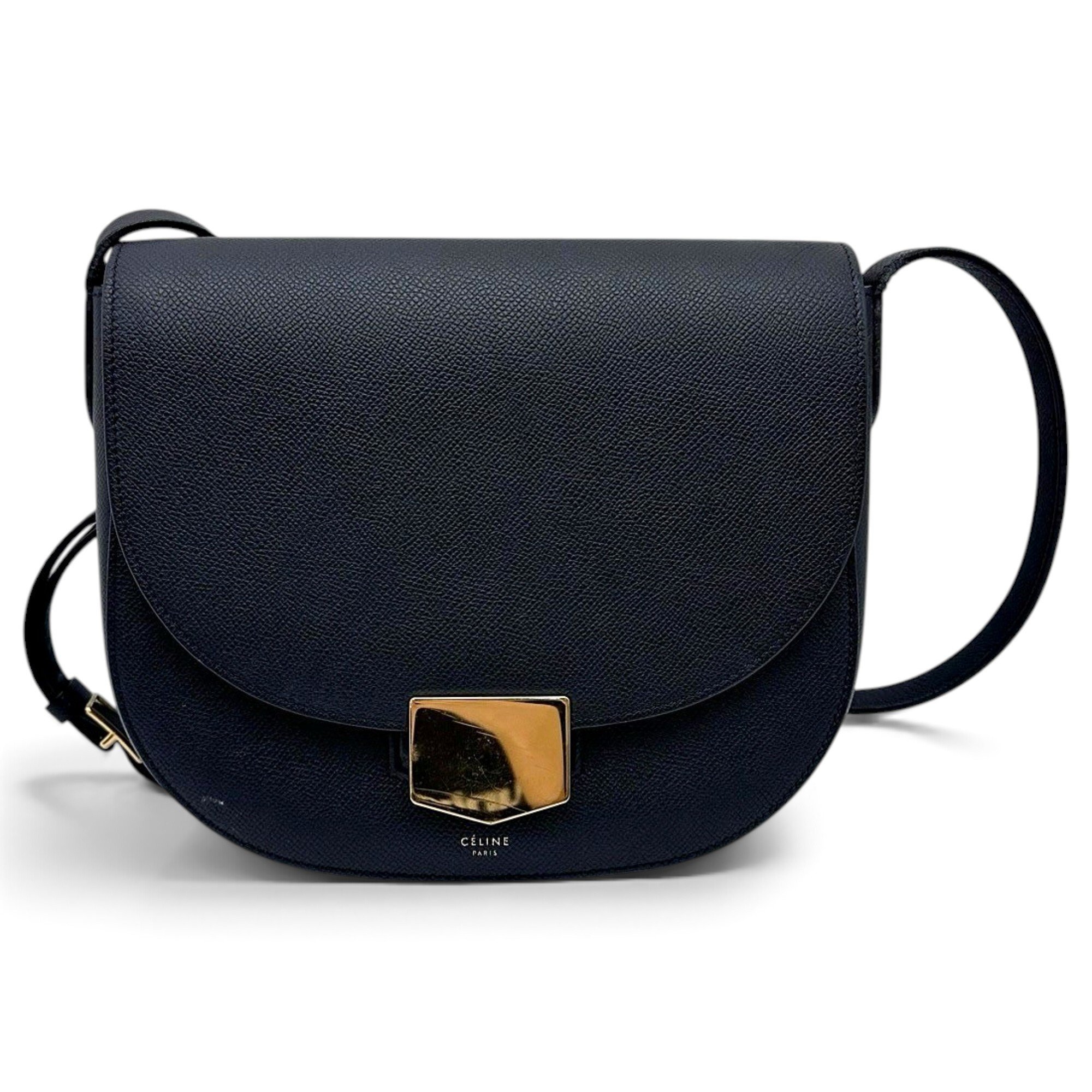 Trotteur leather crossbody bag