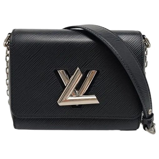 Twist leather crossbody bag