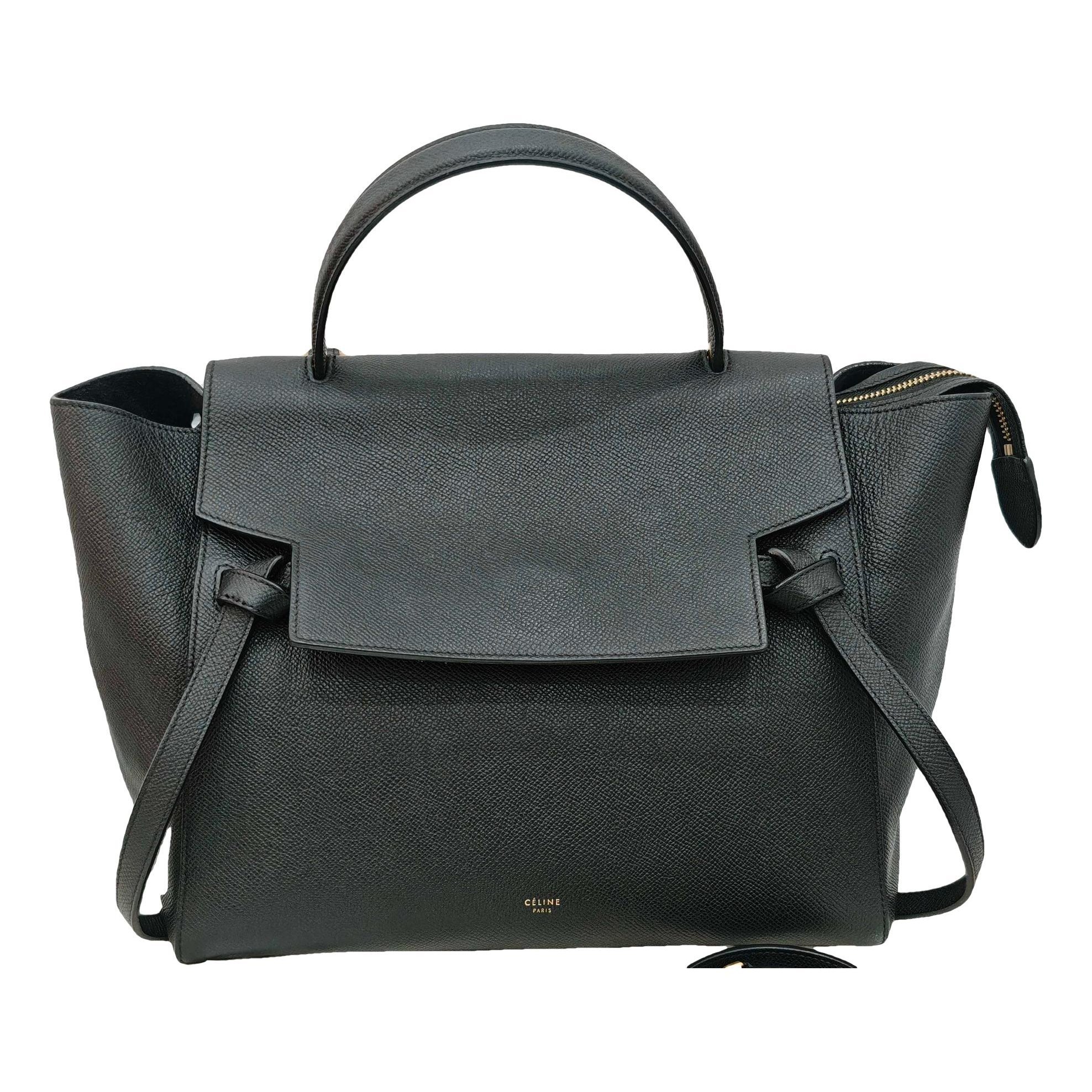 Belt leather handbag