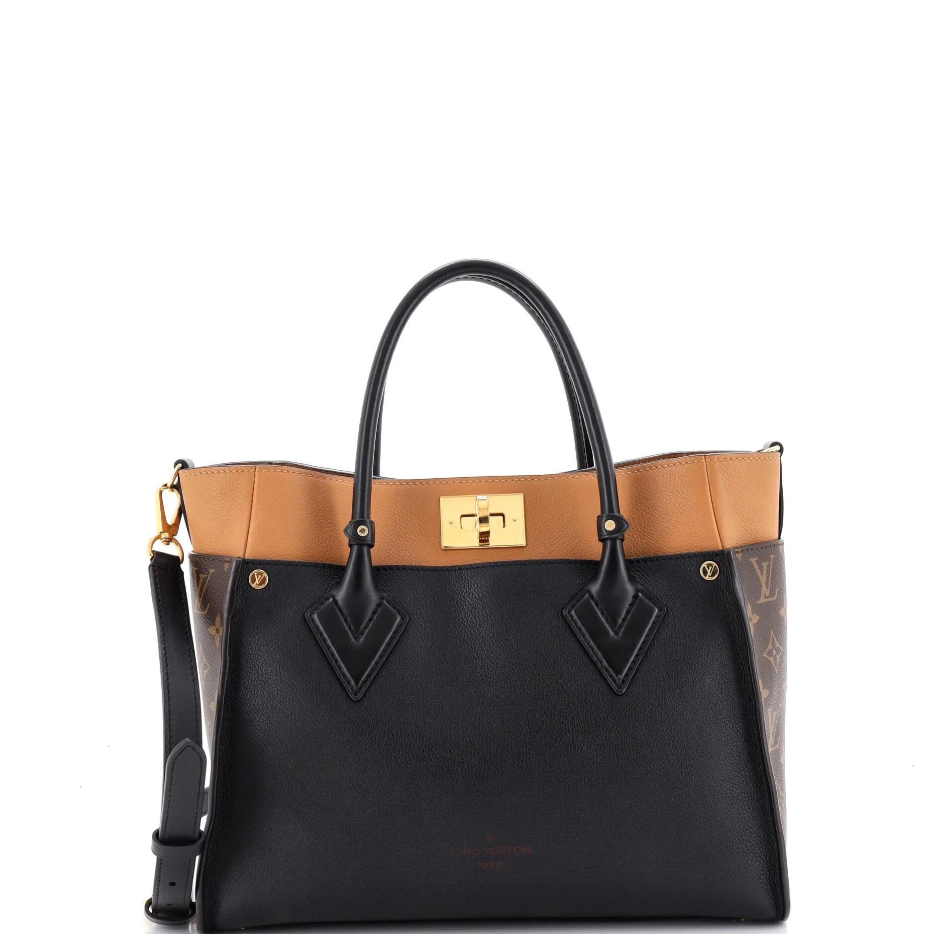 Leather tote