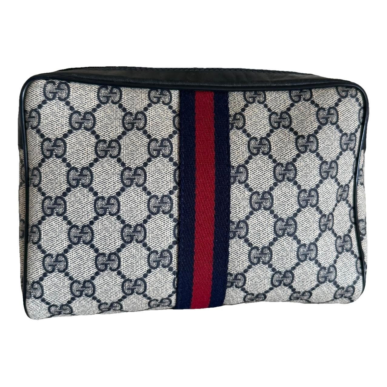 Ophidia leather clutch bag