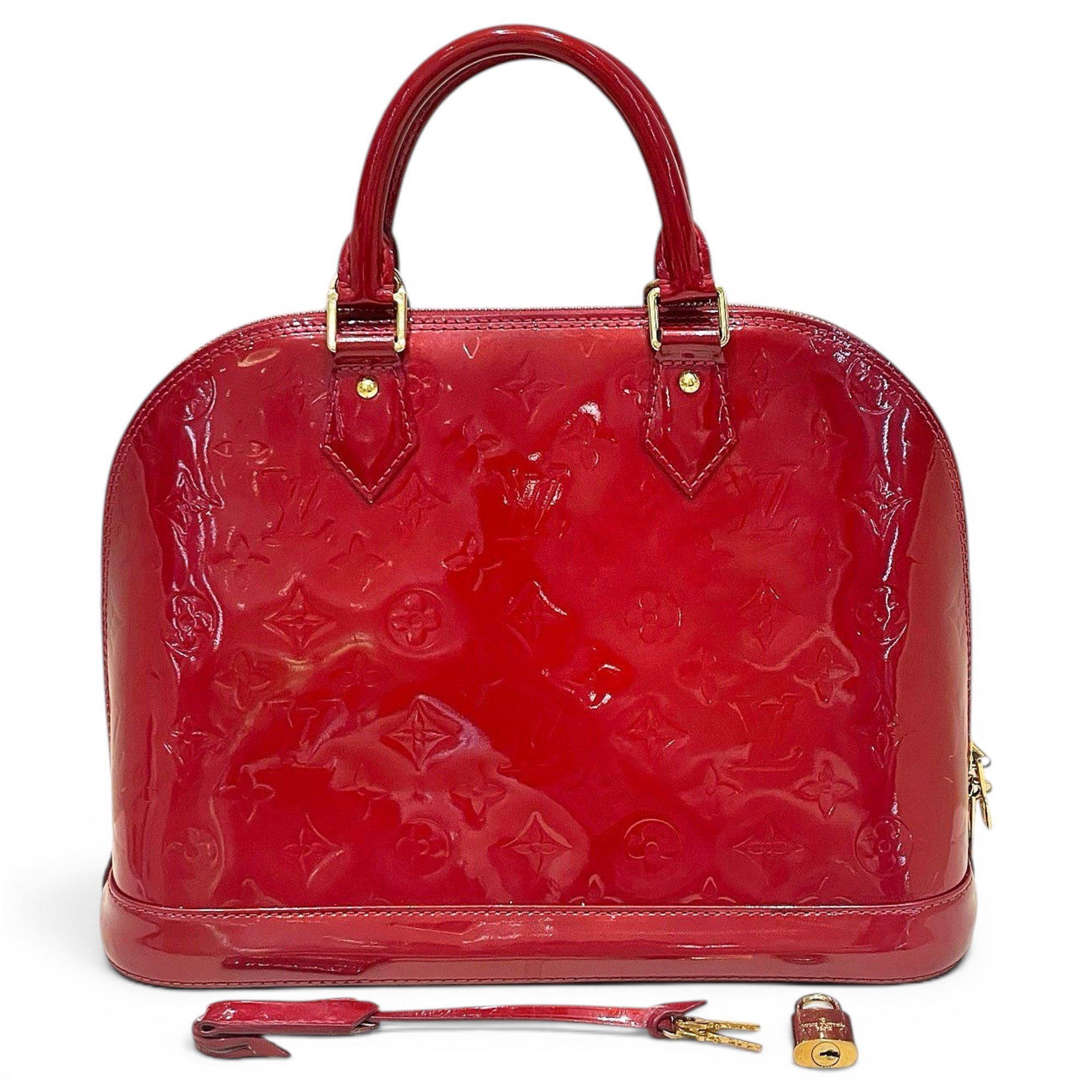 Alma patent leather handbag