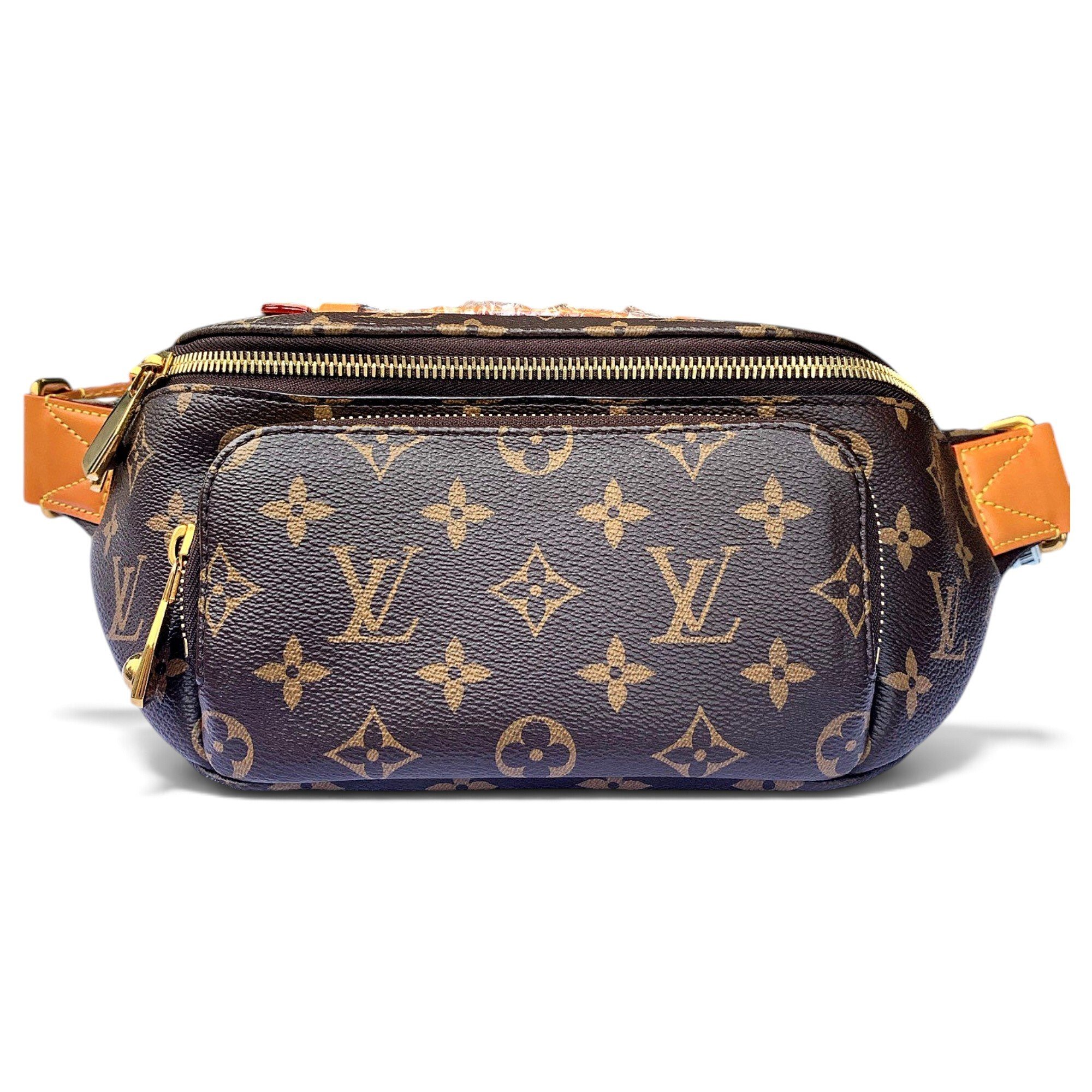 Leather handbag