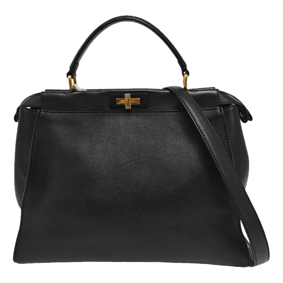Peekaboo leather handbag
