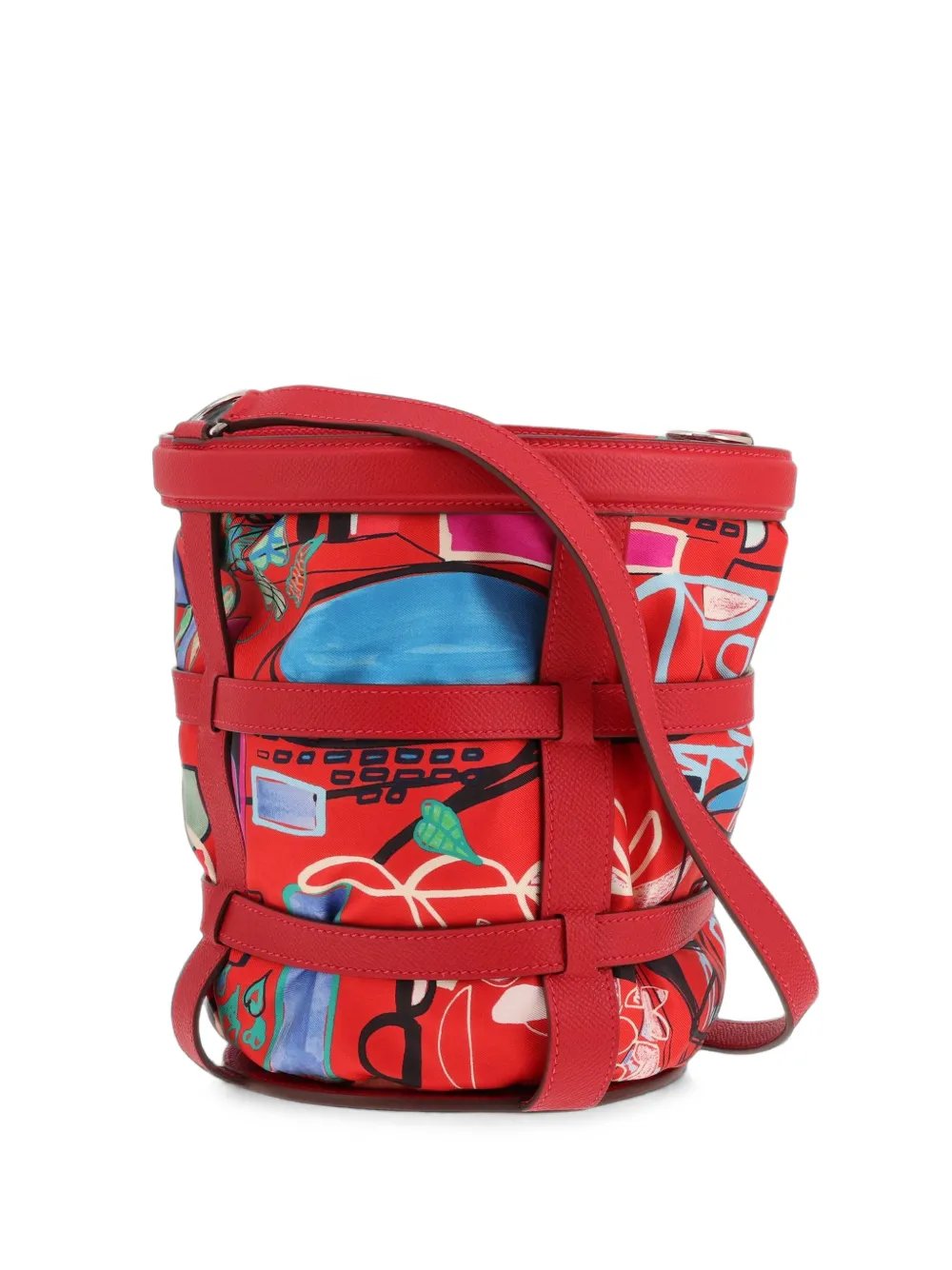 2016 Musardine abstract-print bucket bag