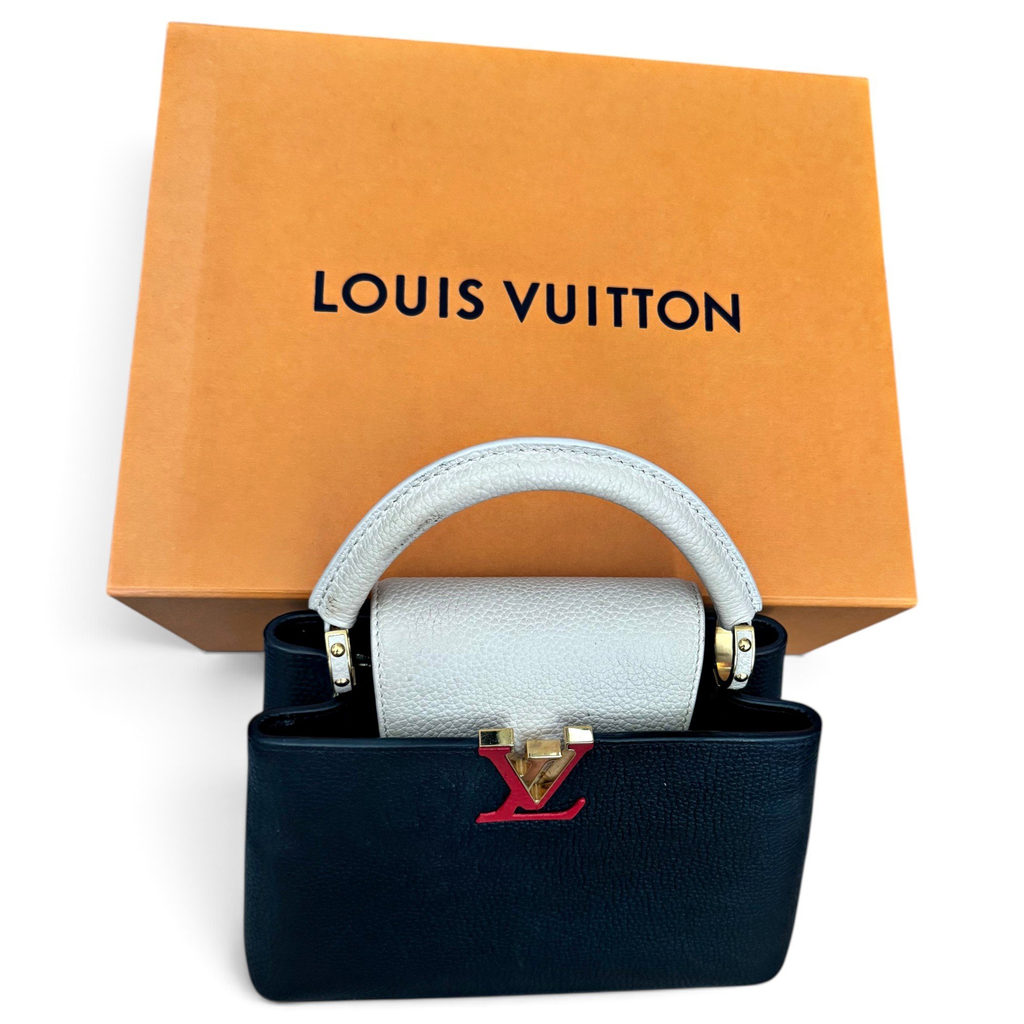 Capucines leather handbag