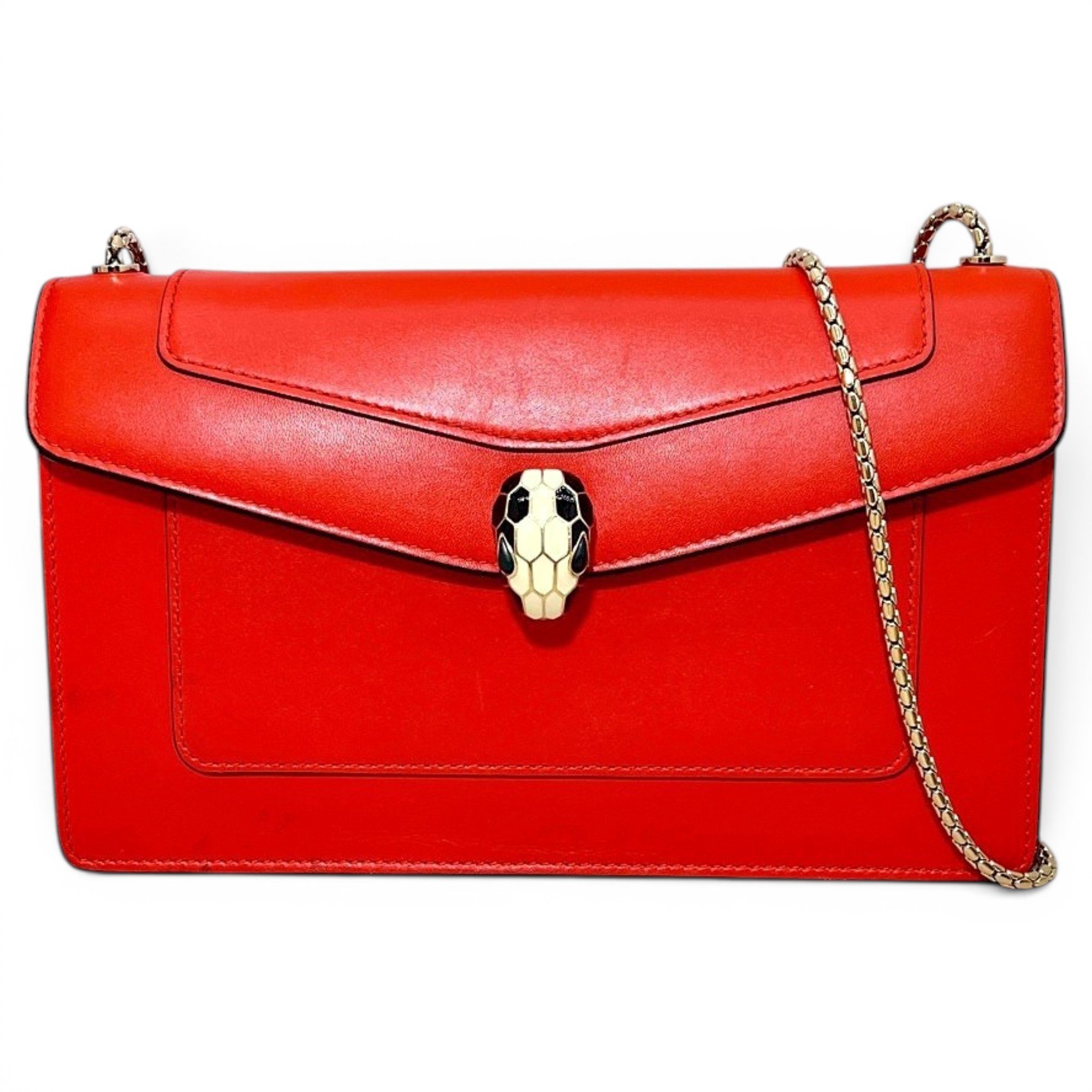 Serpenti leather crossbody bag
