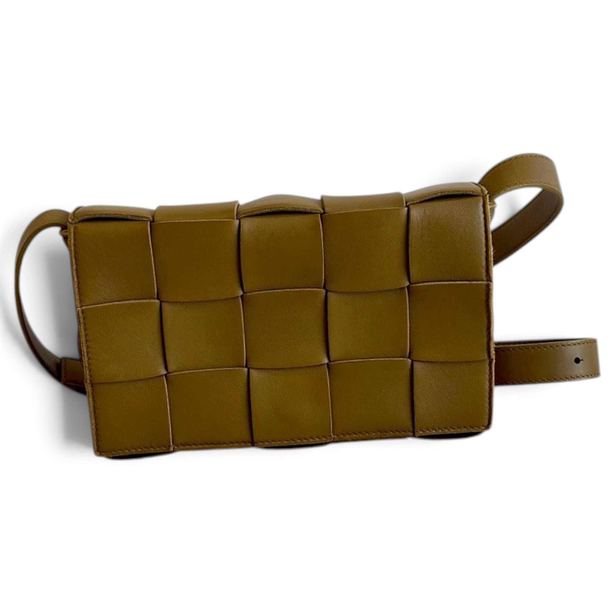 Cassette leather handbag