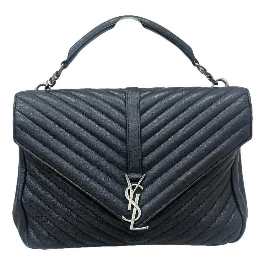 Collége monogramme leather handbag