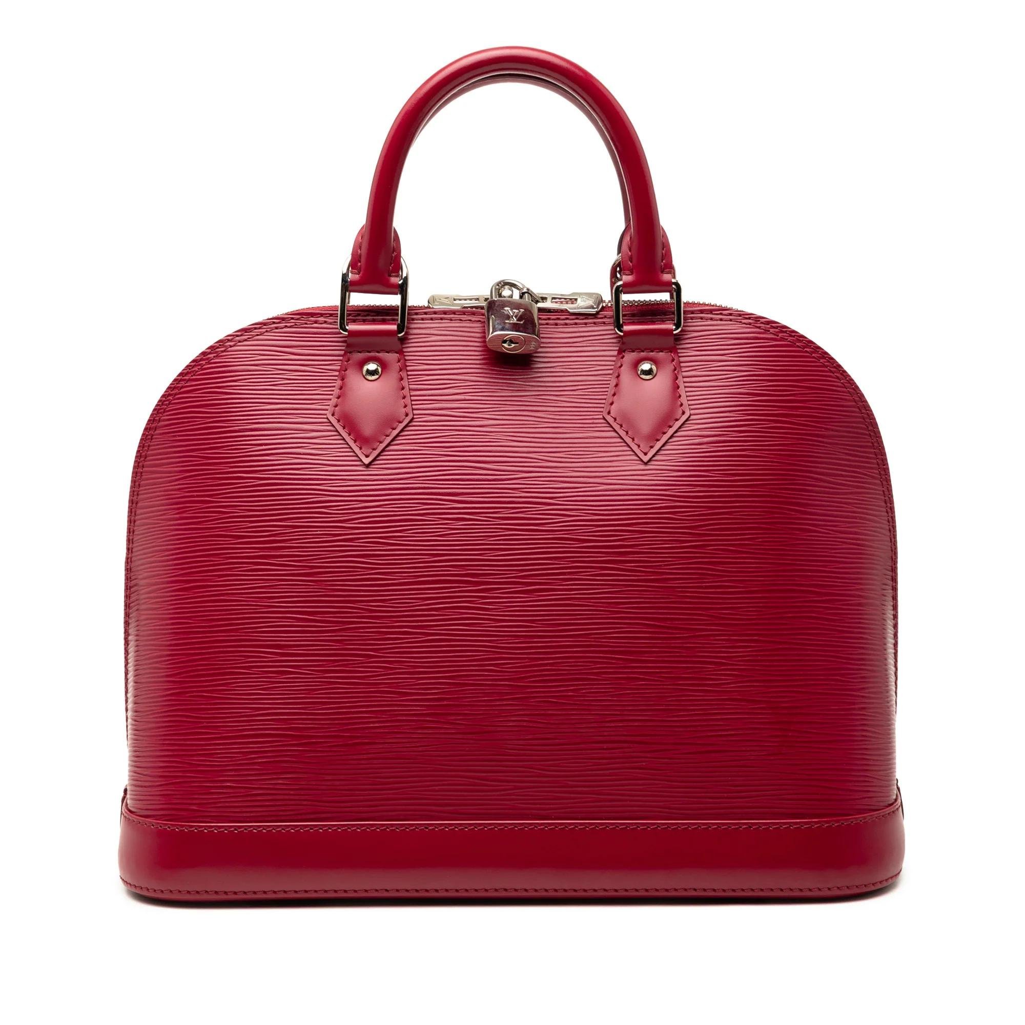 Alma leather handbag