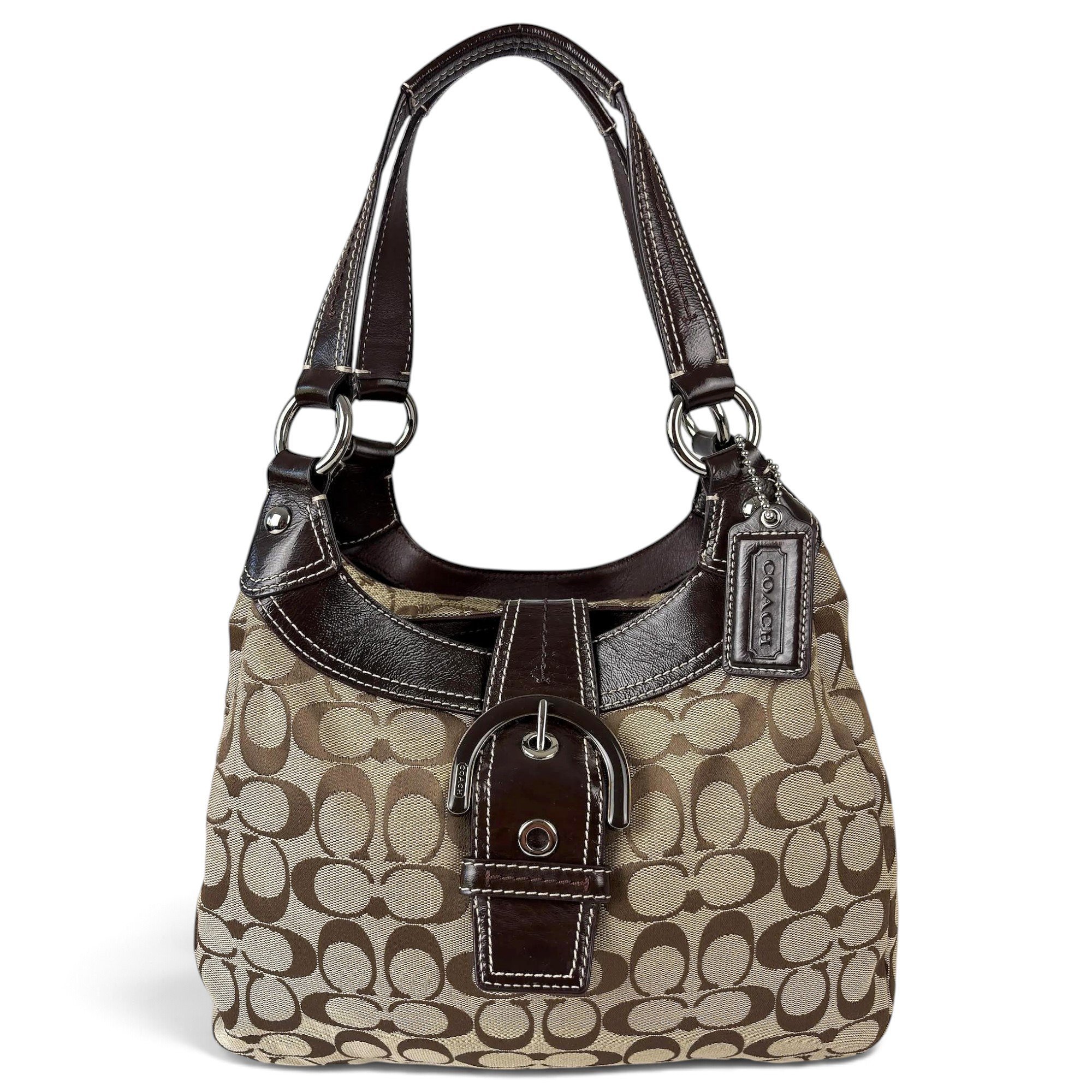 Signature Sufflette cloth handbag