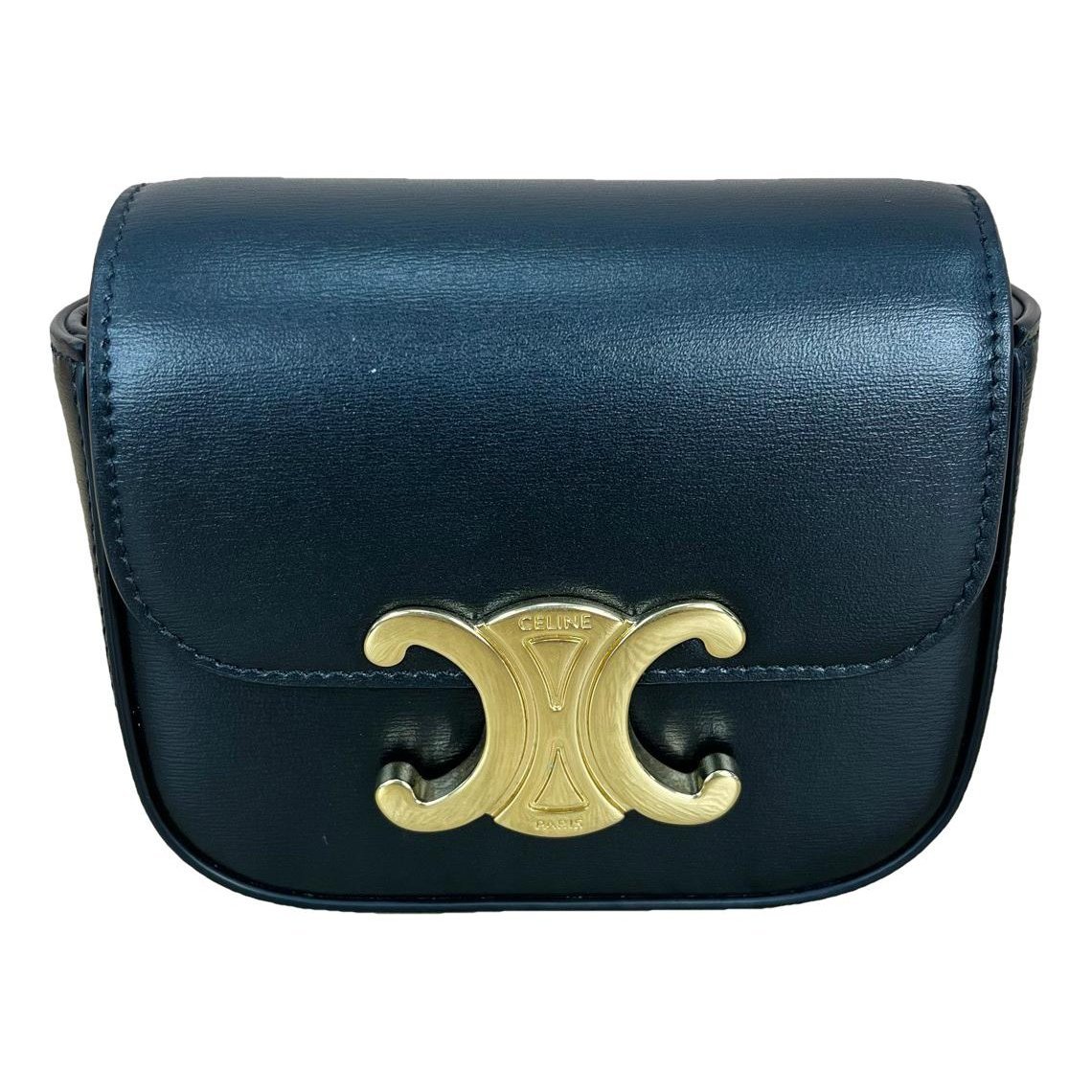 Triomphe leather handbag