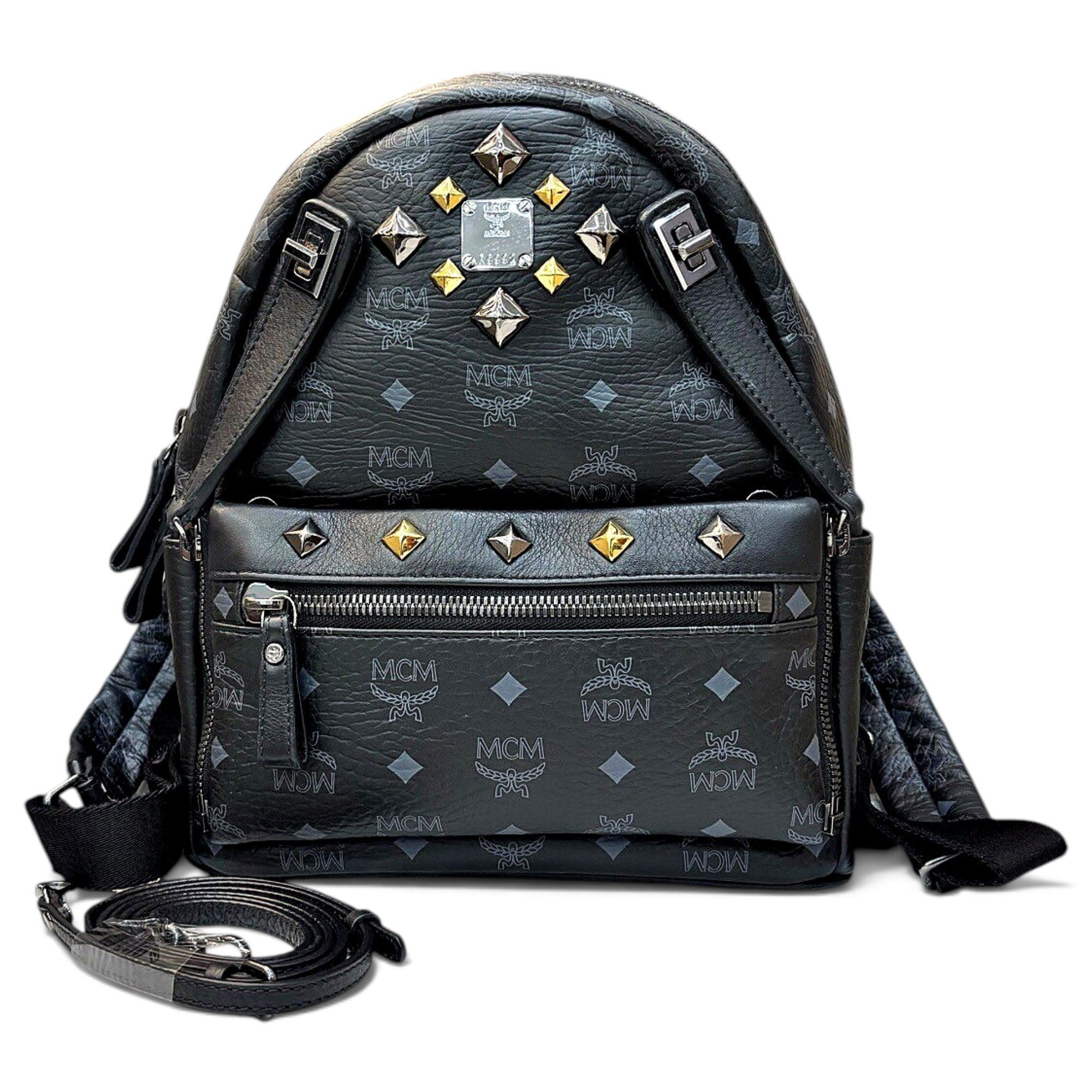 Leather backpack
