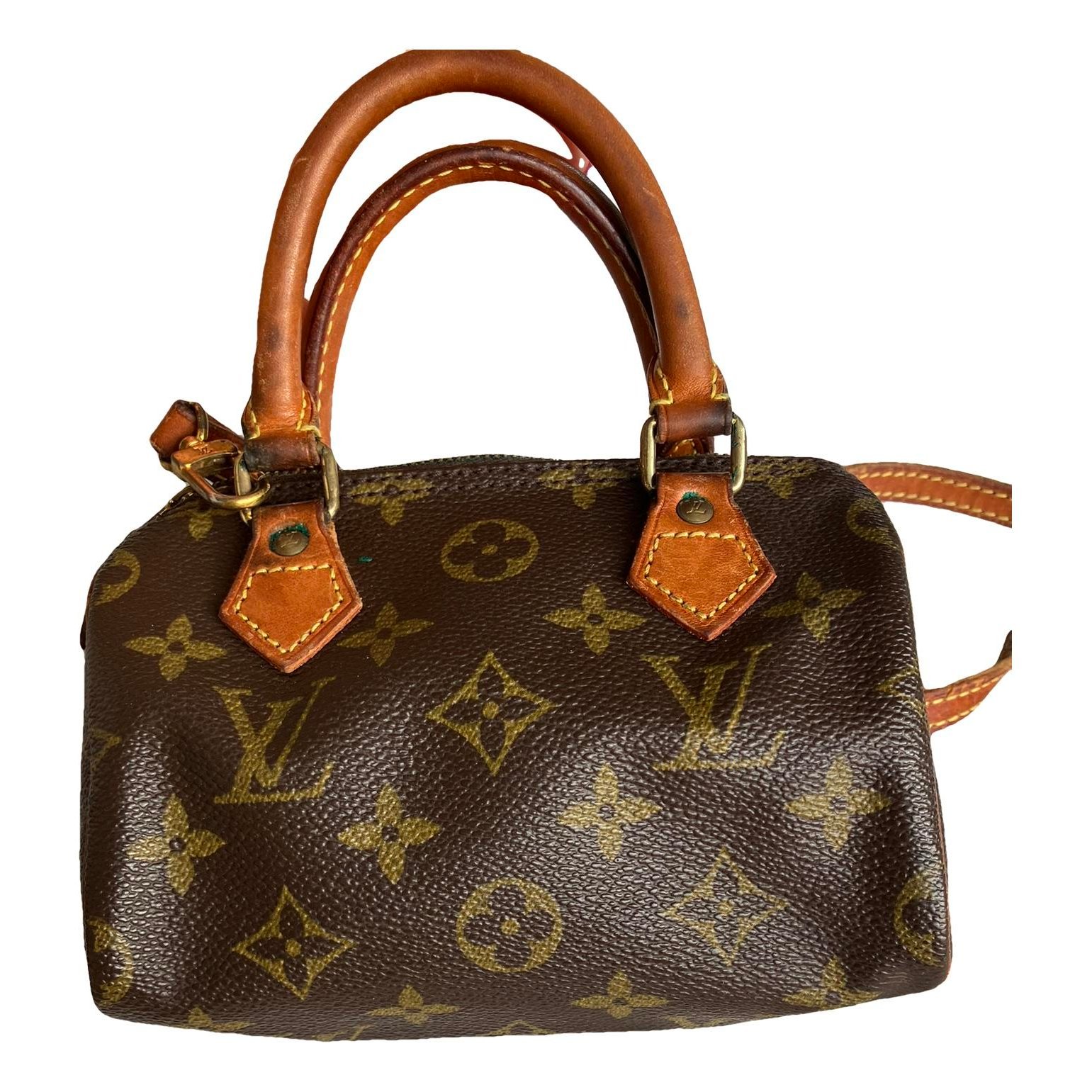 Louis Vuitton Nano Speedy / Mini HL cloth mini bag