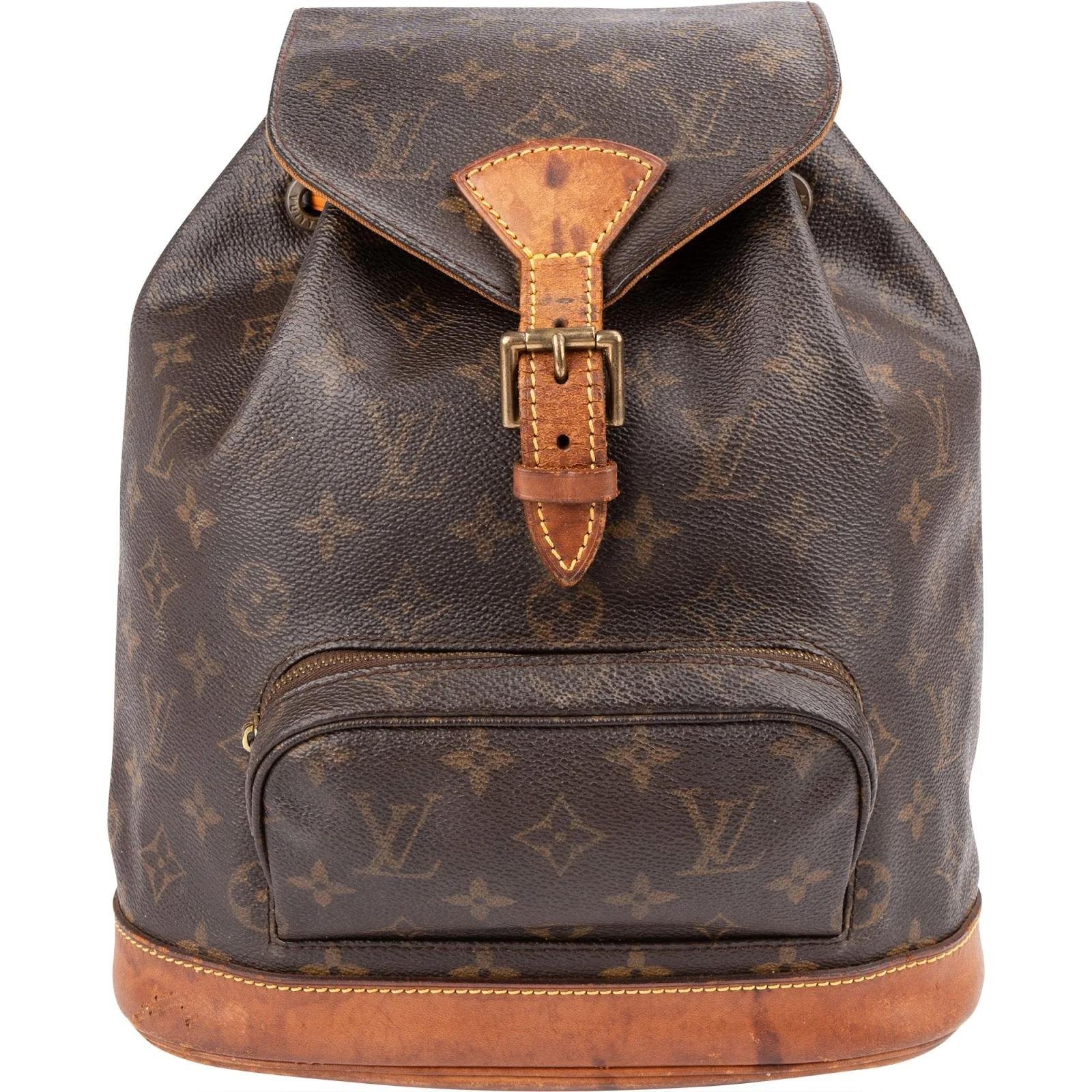 Montsouris leather backpack