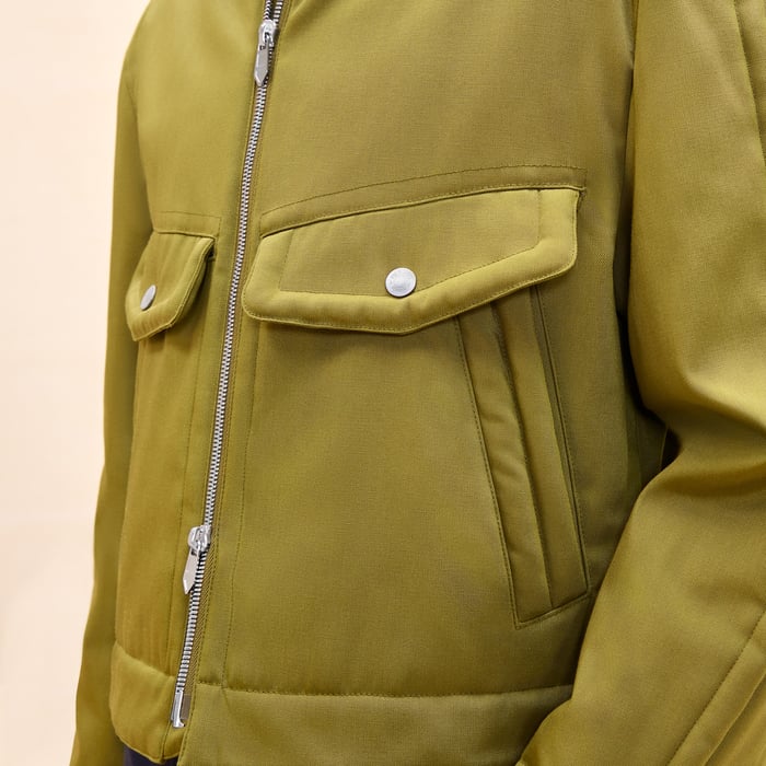 Anis Straight Cut Jacket With Bridle Detail