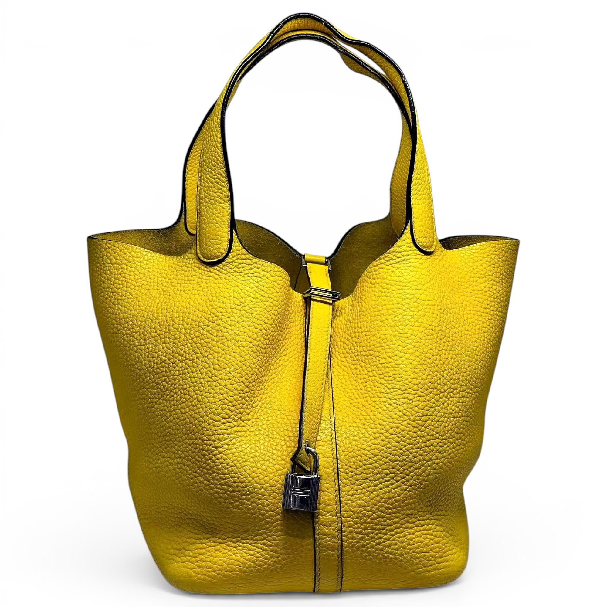 Picotin leather handbag