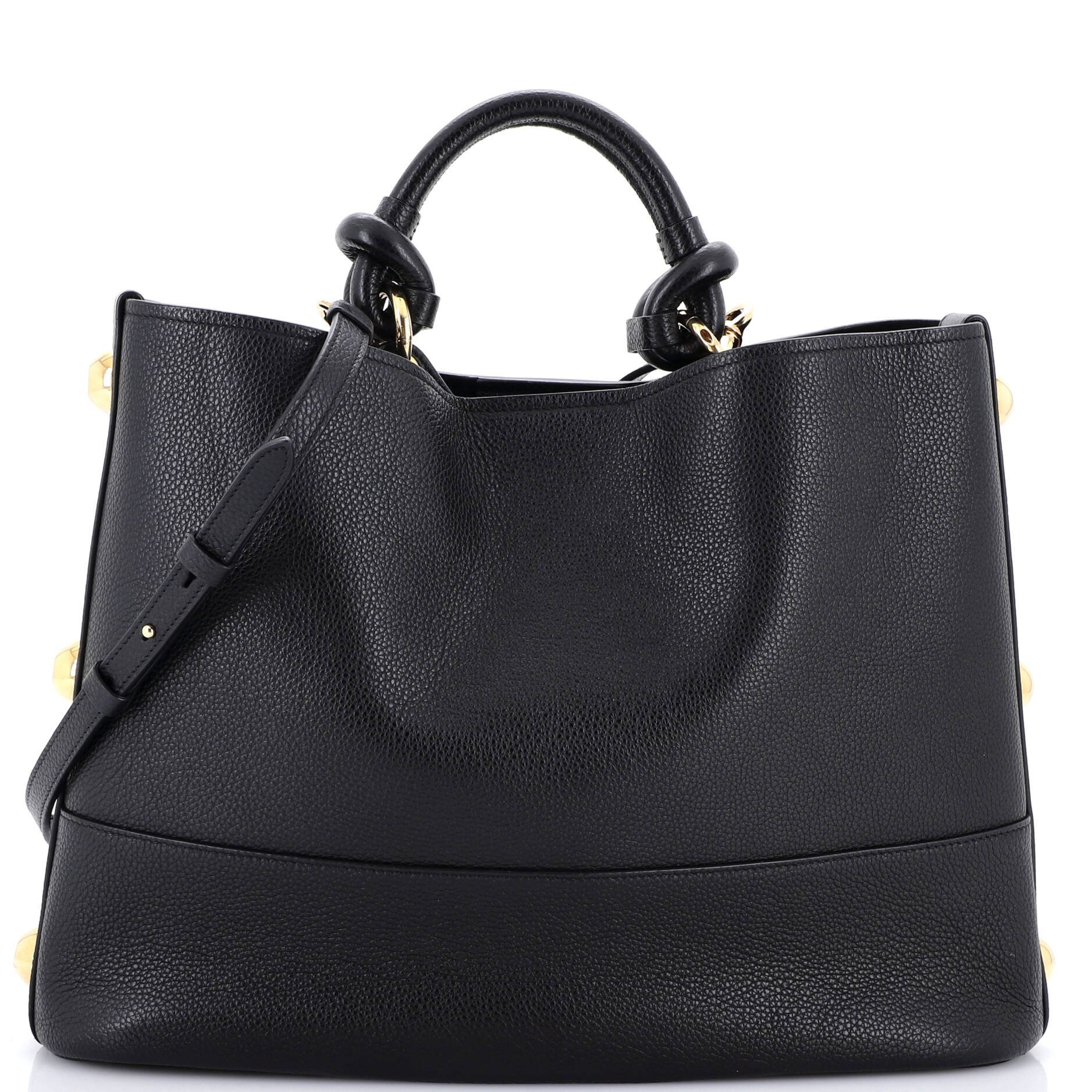 Salvatore Ferragamo Glam Tote Bag Leather