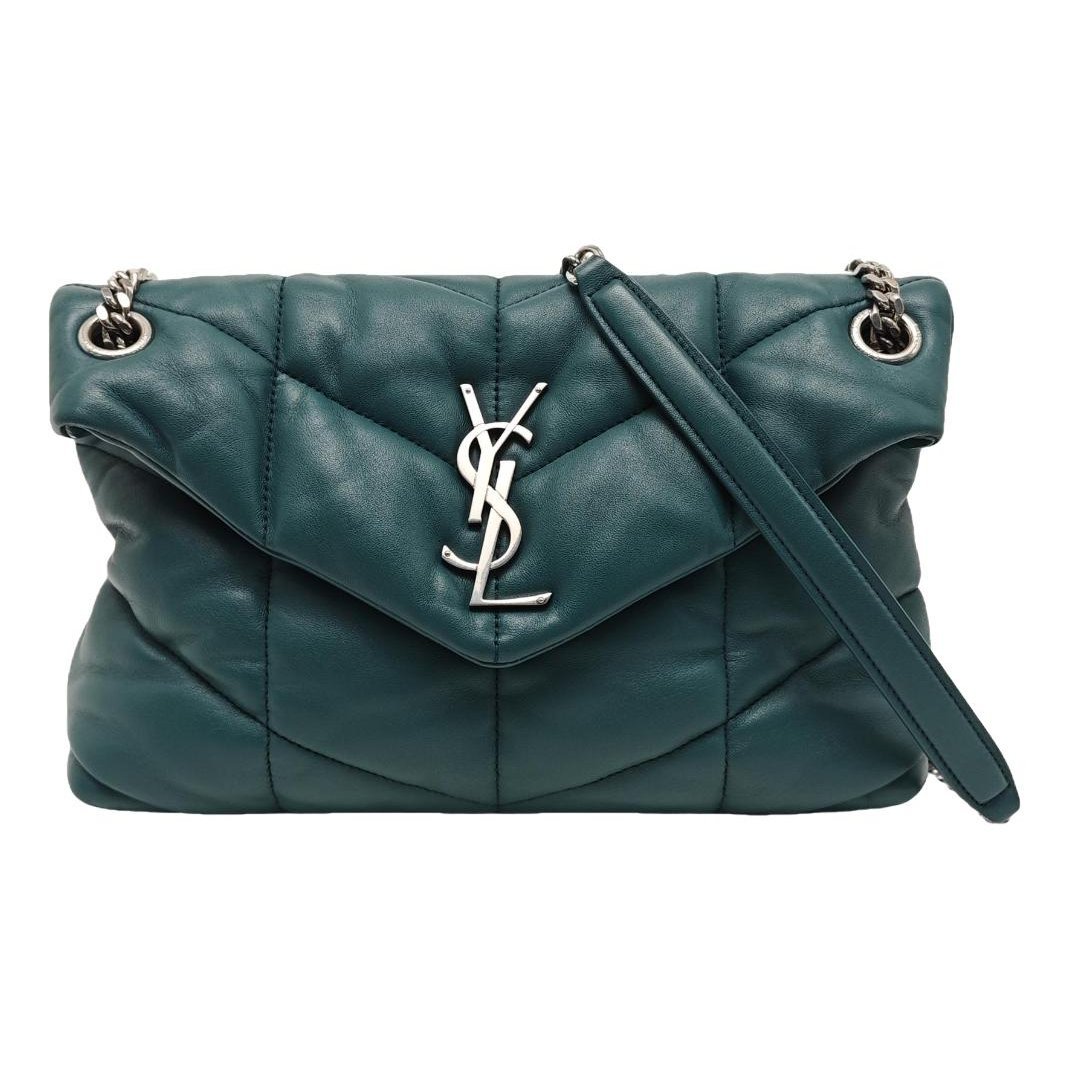 Loulou Puffer leather crossbody bag