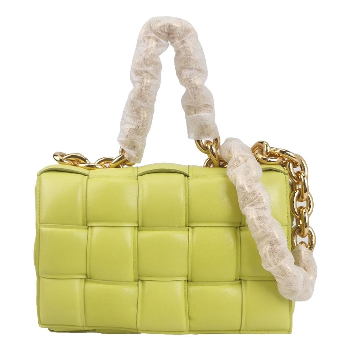 Cassette leather handbag